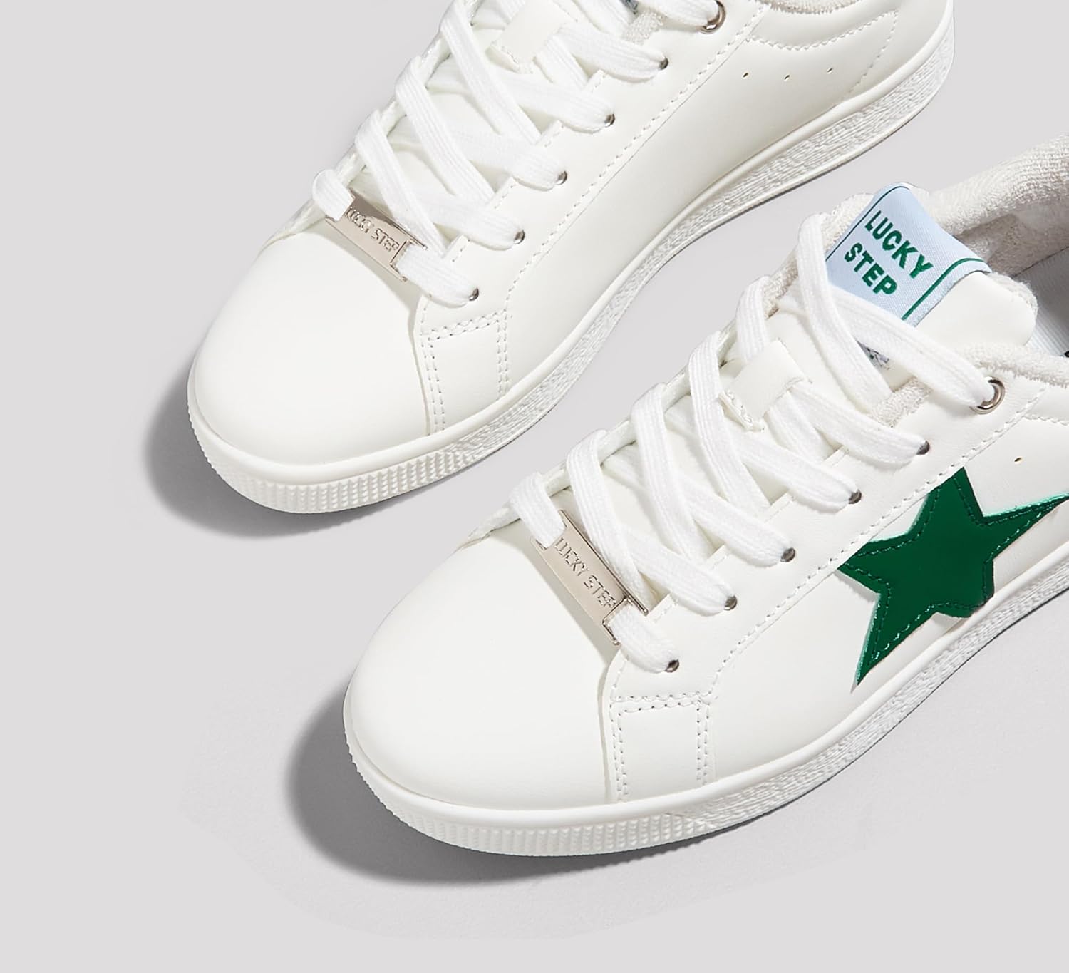 LUCKY STEP Women's Fashion Star Sneaker Lace Up Low Top Comfortable Cushioned Walking Shoes - Image 5