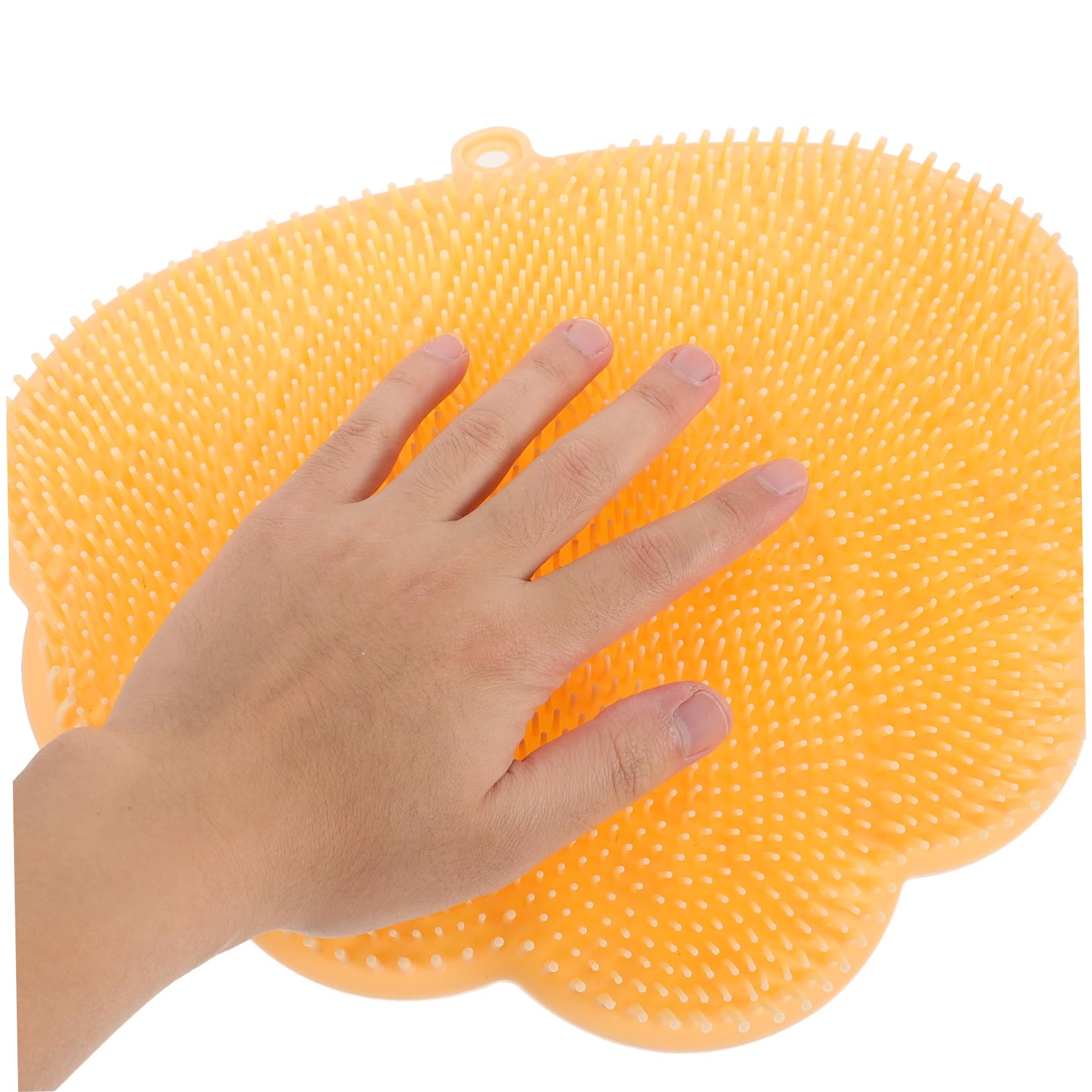 Cepillo de Pies de Silicona para Ducha, Fregador Exfoliante Seguro para Tejido de Espalda y Pies