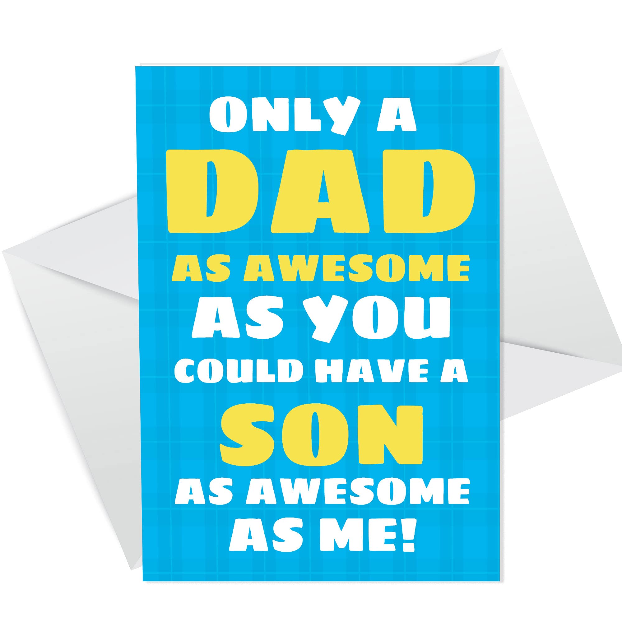 RED OCEAN Novelty Fathers Day Card From Son Funny Cheeky Fathers Day Card For Dad Daddy