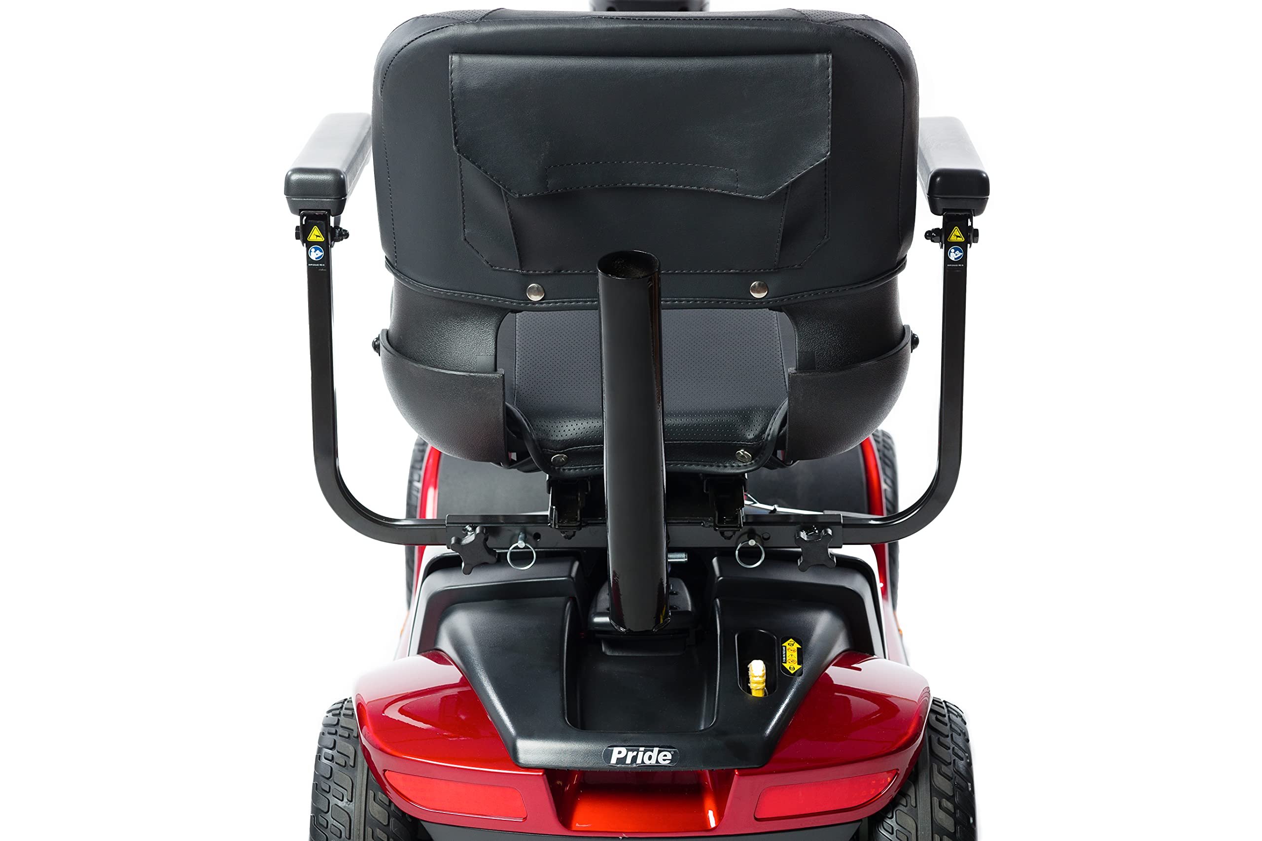 Soporte de metal individual para bastones de movilidad y sillas eléctricas (solo funciona con scooters y sillas eléctricas equipadas con receptor de enganche de 1 x 1 pulgada)