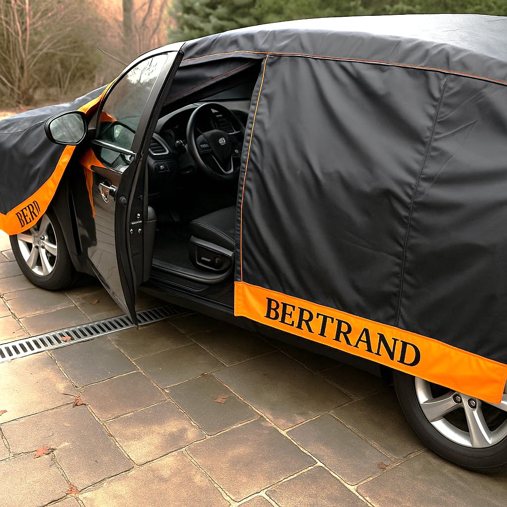 BERTRAND Premium SUV Car Cover 207x77 - Size - S3 - Waterproof All Weather Mirror Pockets Door Zipper — view 3