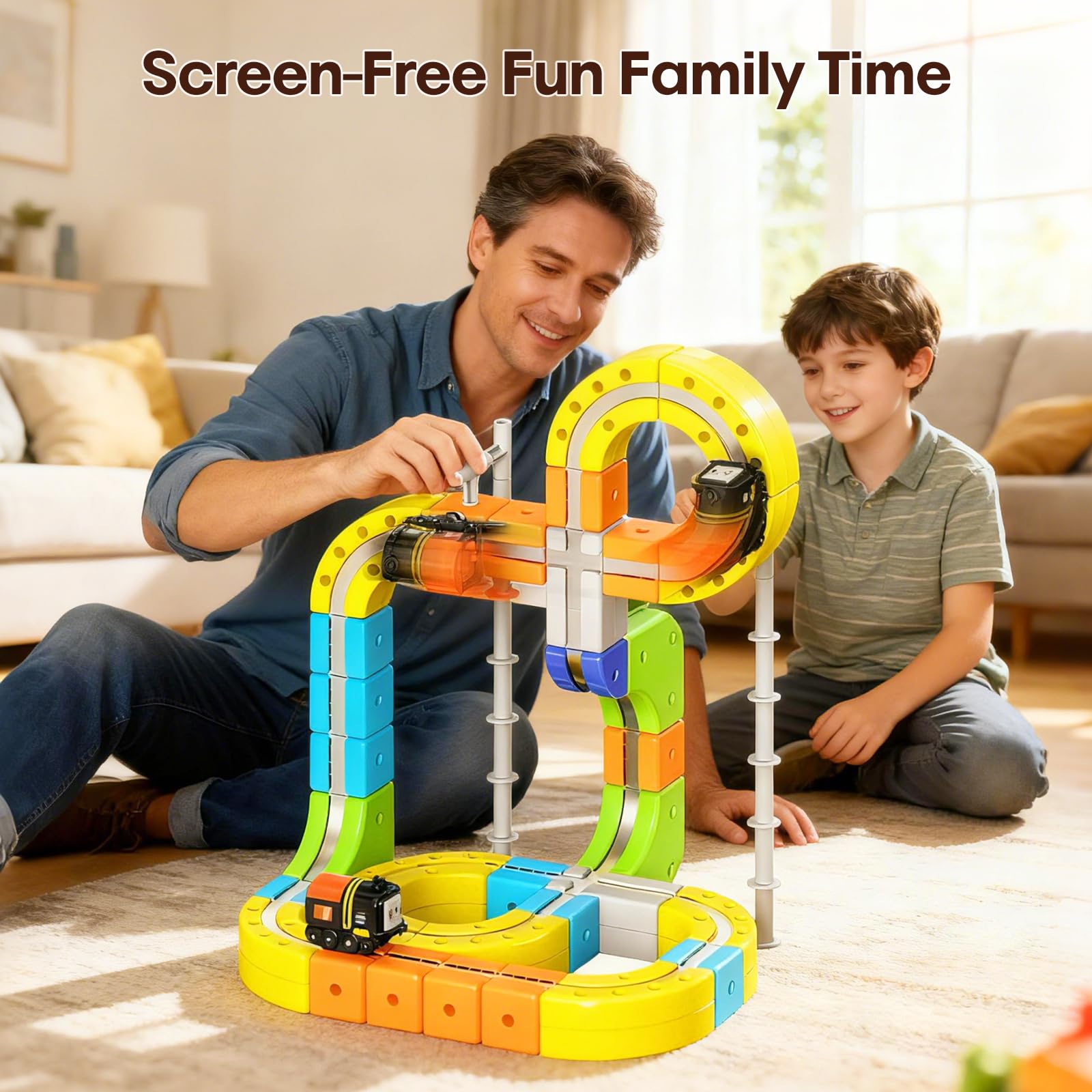 Amazon.com: 3D Gravity-Defying Cube Track TM Electric Magnetic