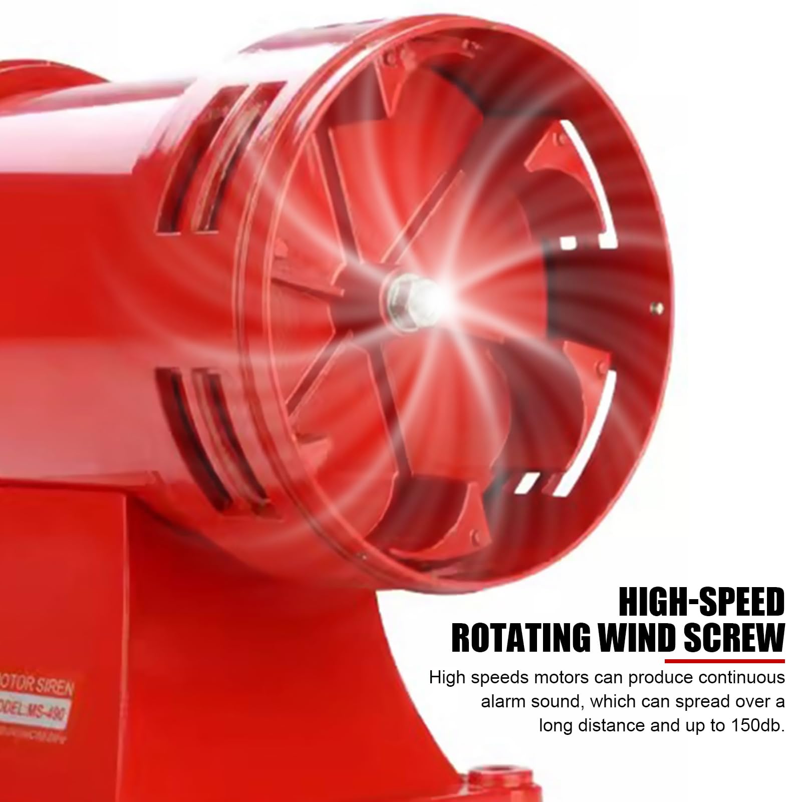 Sirena del cicalino dell'allarme del tweeter, cicalino del cicalino dell'allarme continuo della sirena azionata dal motore elettrico di sicurezza del settore 150DB(220-240V)