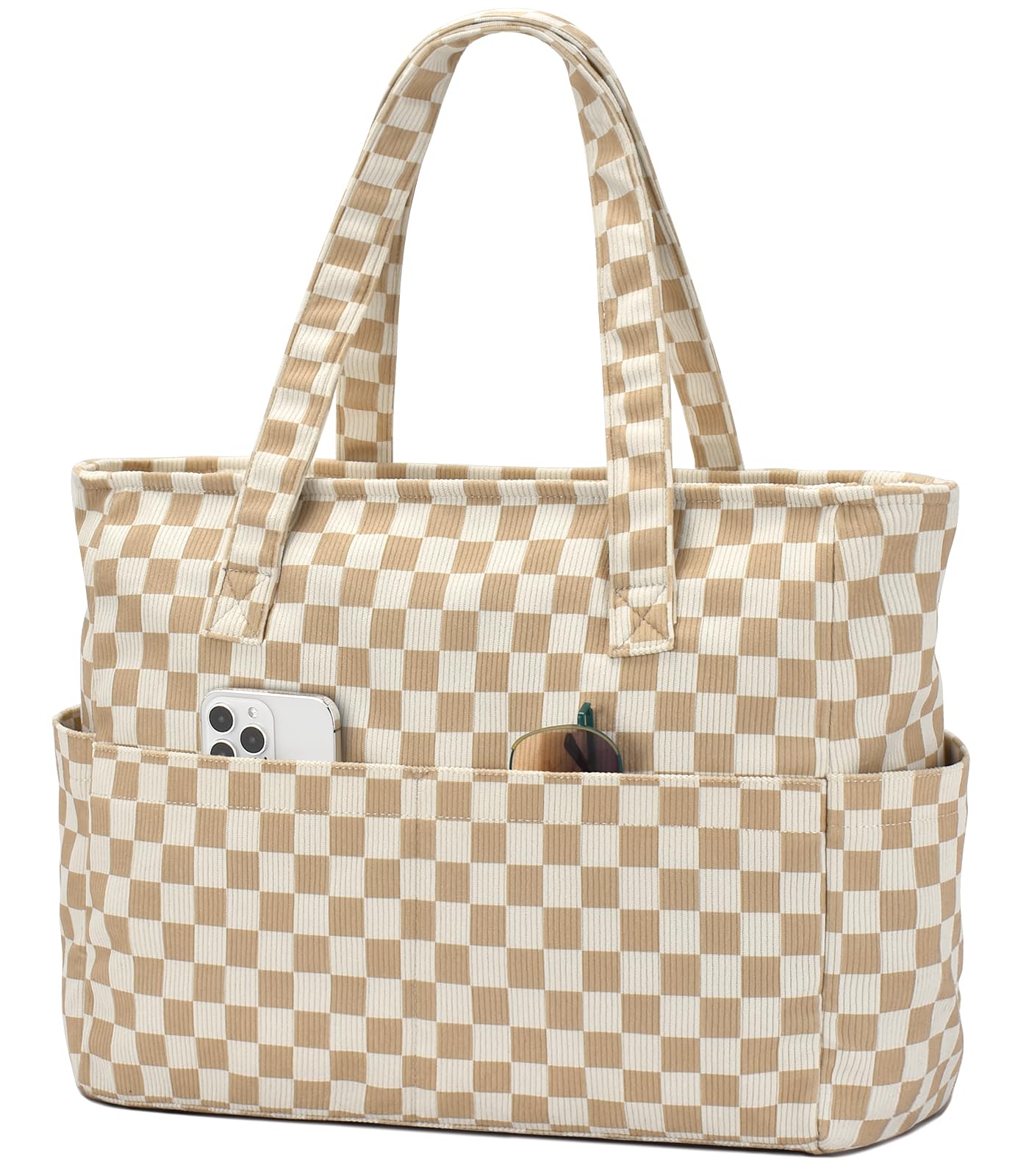 Borsa Tote Donna Impermeabile Grande Capienza | Borsa Lavoro Con Scomparto Per PC 15.6 Pollici | Tracolla Per Viaggio, Spiaggia E Palestra - 2