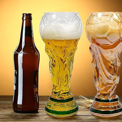 Miniatura 8 de Vasos de cerveza - Taza de cerveza creativa del juego de fútbol 2022 - Vaso de cerveza conmemorativo para fanáticos del fútbol 169fl oz162fl oz