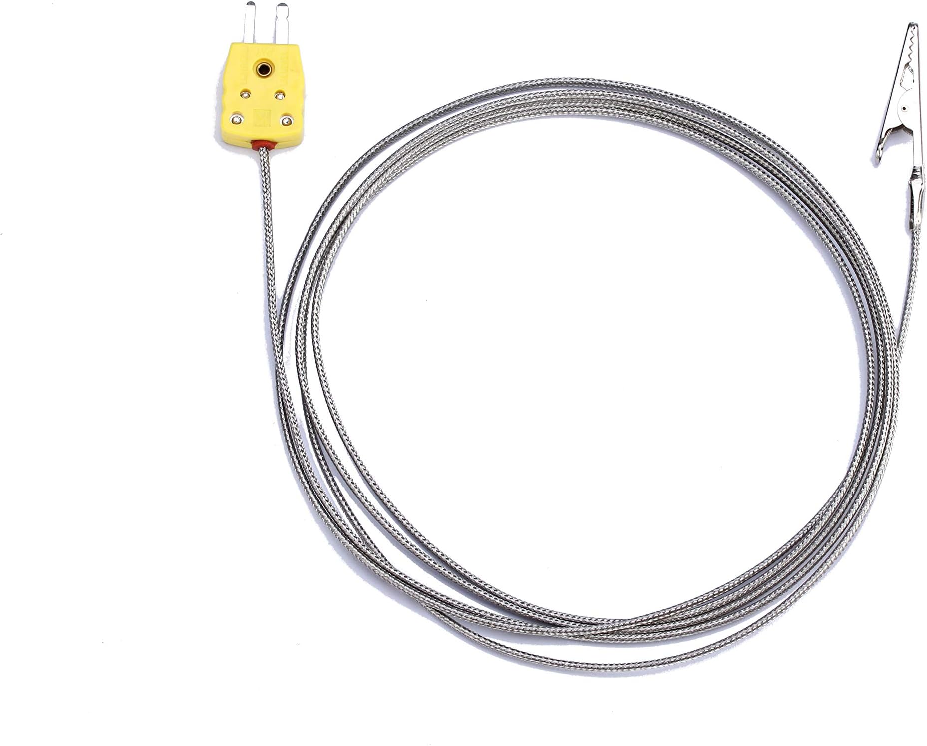 Alligator Clip K-Type Thermocouple Probe