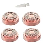 for Finishing Touch Replacement Heads Flawless Facial Hair Remover Gen 2,Double Halo Painless and Smooth (4PCS, GEN 2)