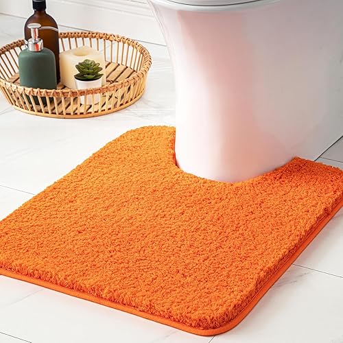 Miniatura 78 de MIULEE Alfombras de baño salvia, suaves y pequeñas, absorbentes, antideslizantes, de secado rápido, esponjosas, para baño, bañera y duchas, lavables