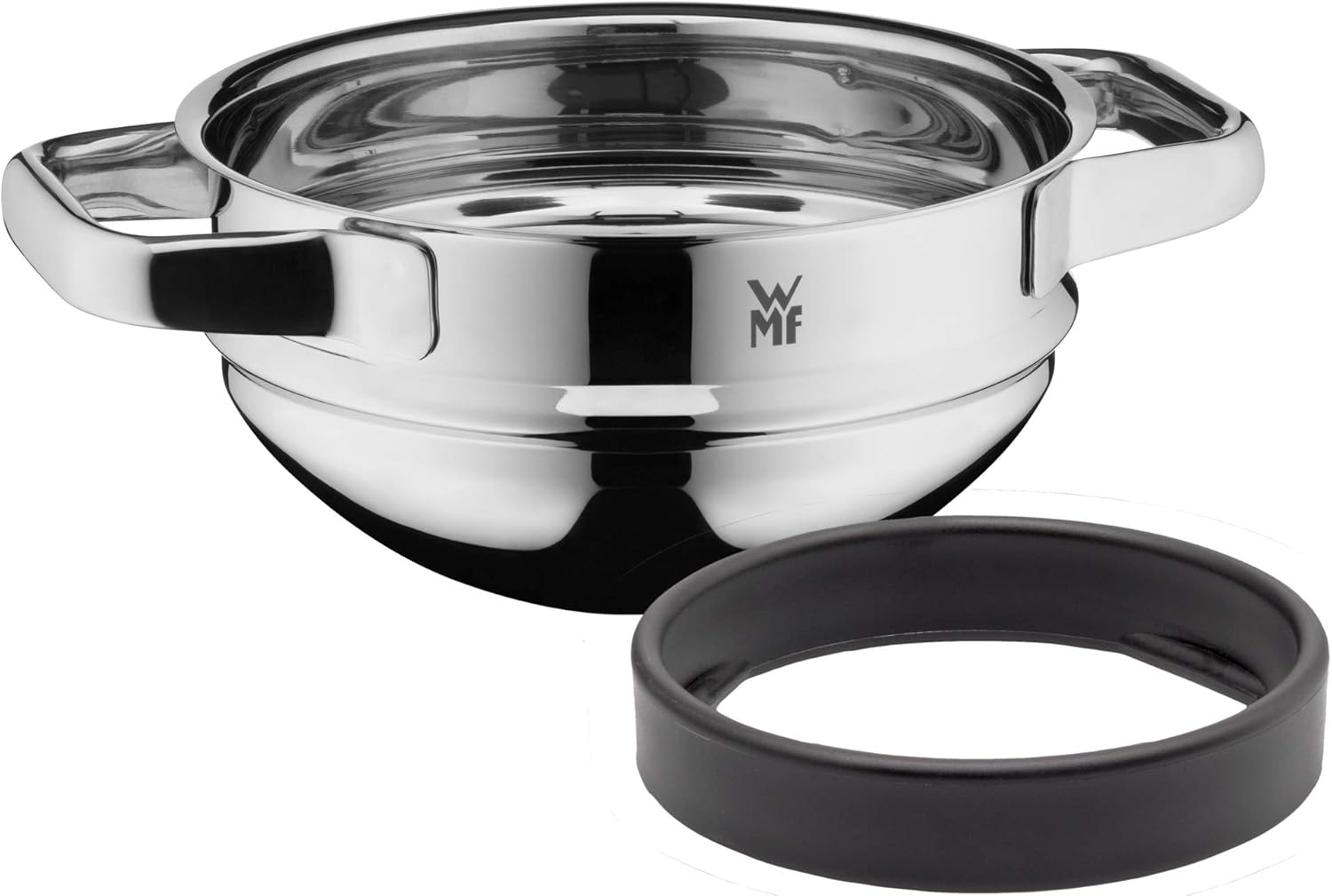WMF Mixing Bowl/Water Bath 16 cm, Material: Cromargan rustproof 18/10 Stainless Steel, Dishwasher, Oven-Safe, Easy-Care, Neutral in Taste and Acid-Resistant