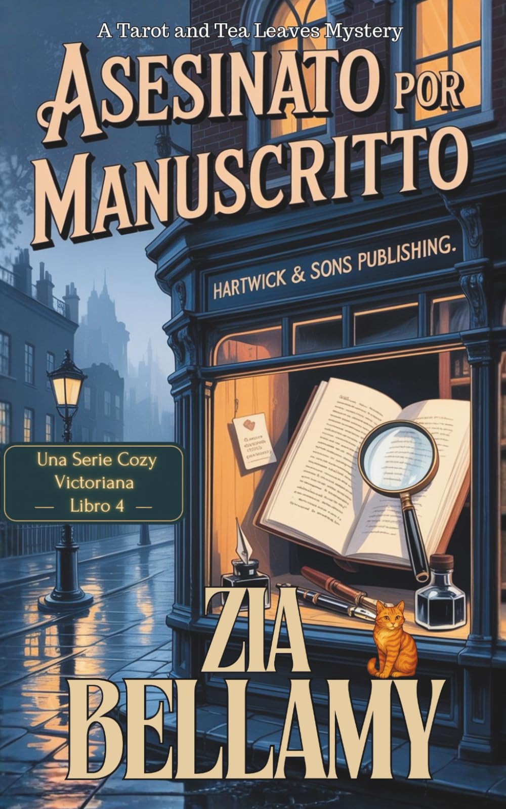 Asesinato por Manuscritto: Un Cozy Mystery Victoriano (Misterios de Tarot y Hojas de Té - Spain)