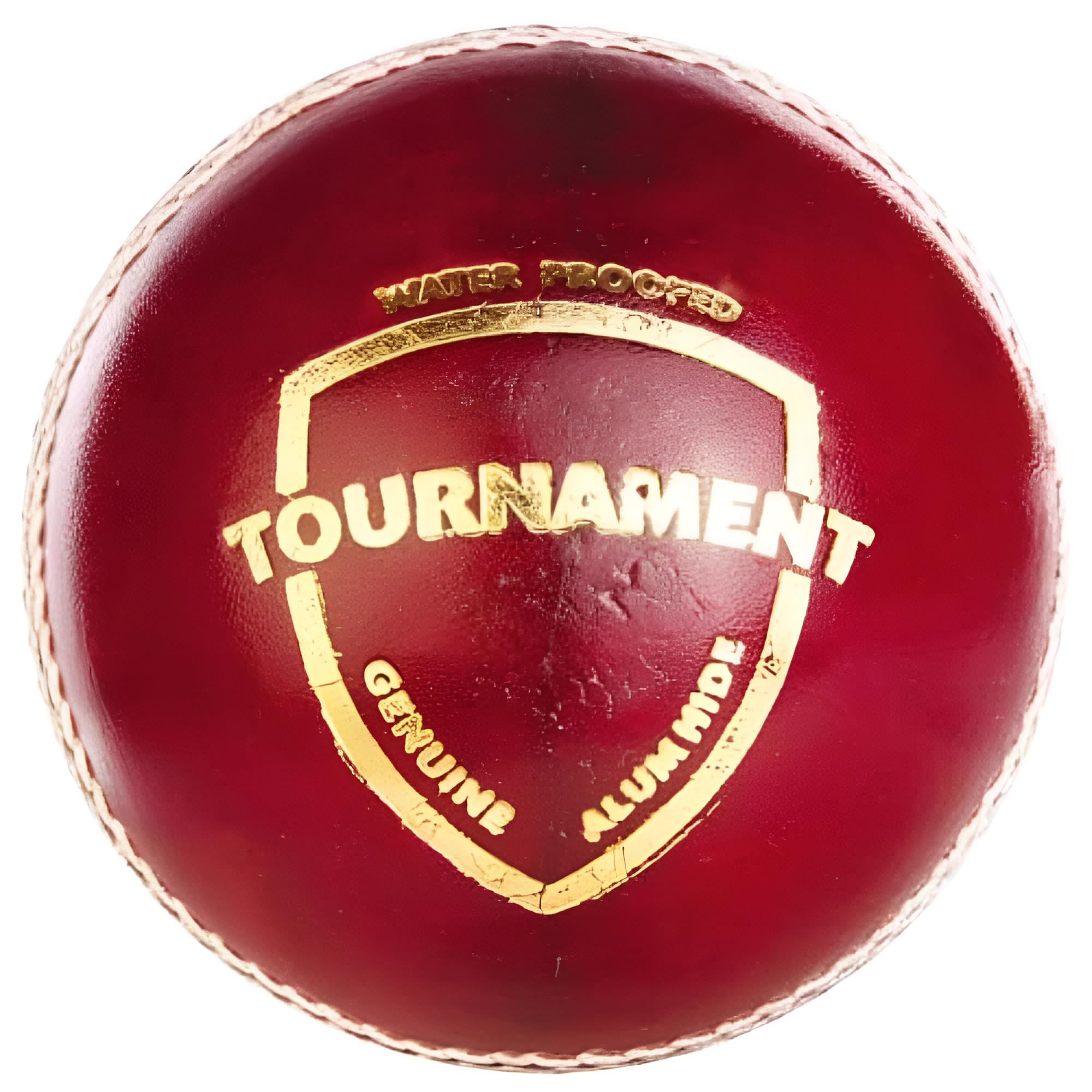 M_K Sports Tournament Red Leather Cricket Ball Four Part Tournament Cricket Ball Match Cricket Practice Ball Swinger Ball (Pack of 1)-image-37