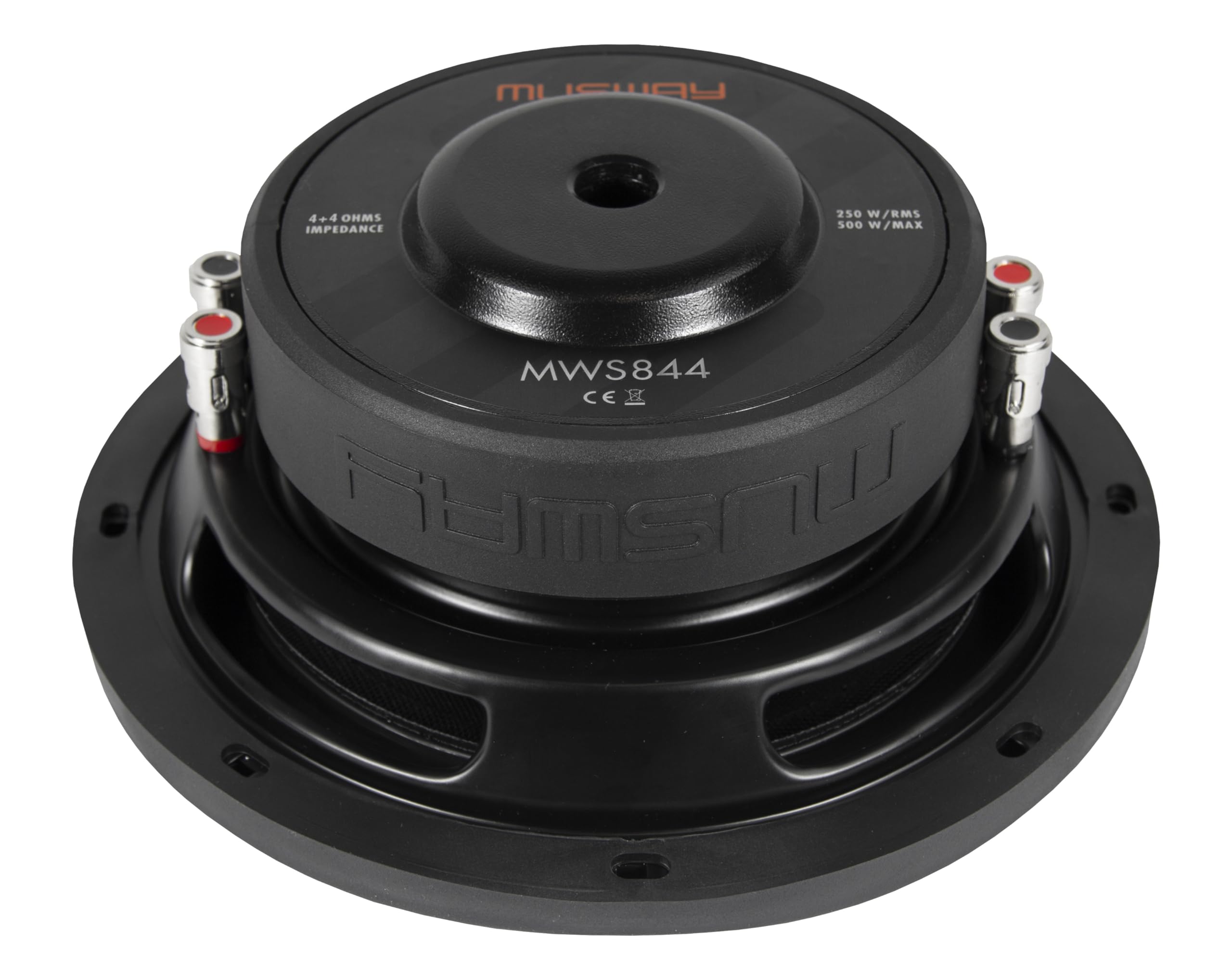Musway Subwoofer FLAT MWS844-20 cm (8") con doppia bobina oscillante e 500 W max.