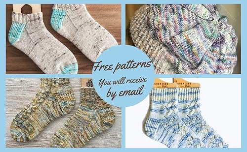 Knitpal 47-Inch (120Cm) Magic Loop Sock Circular Knitting Needles, (Free Patterns), Set Of 6 Small Sizes: 0,1,1.5,2,3, And 4 (2,2.25,2.5,2.75,3.25 And 3.5Mm) #TOP1