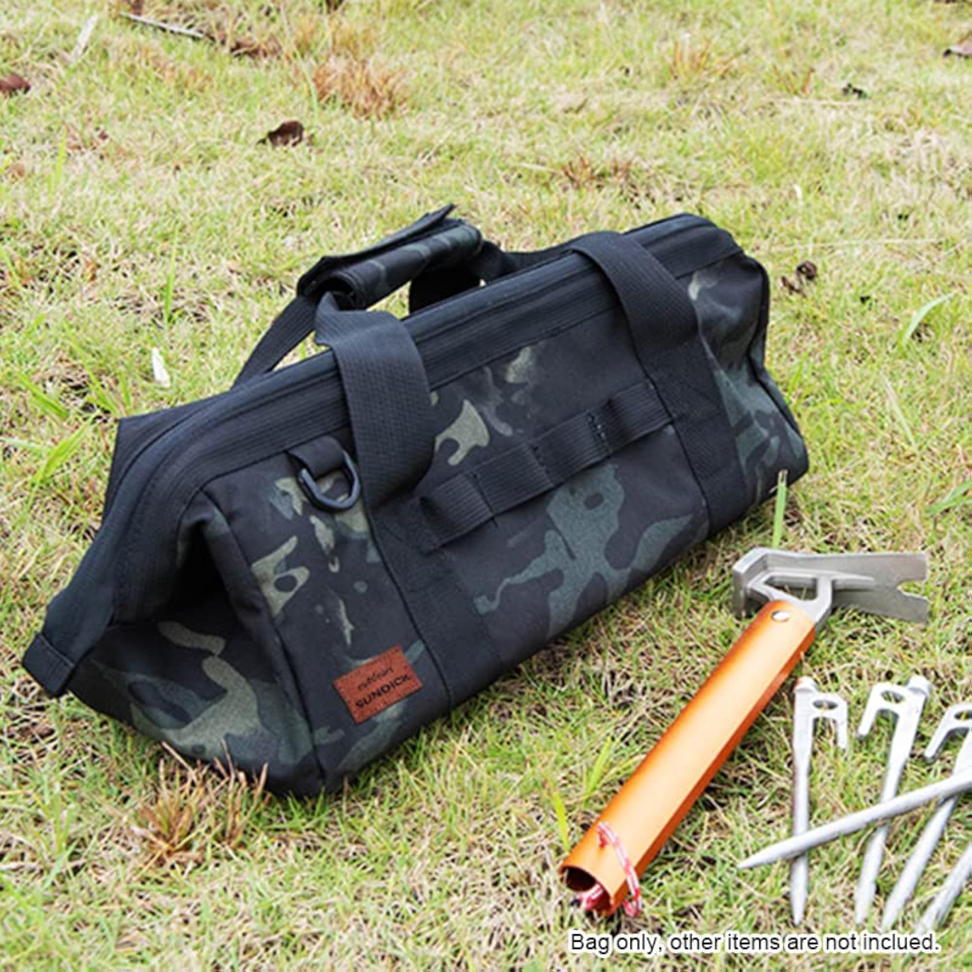 Large Wide Mouth Storage Tool Bag for Camping