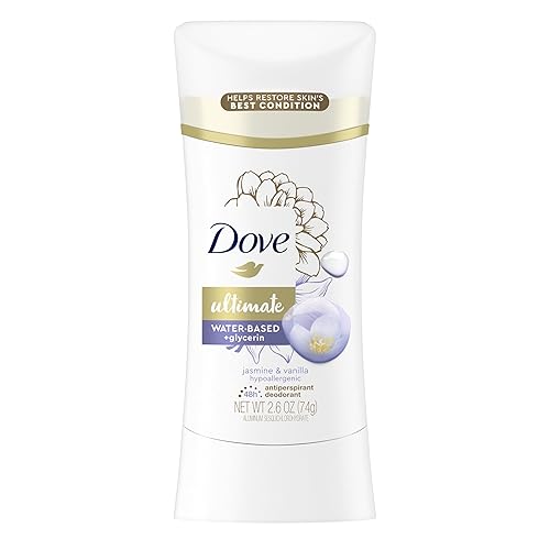 Dove Desodorante antitranspirante Ultimate en barra Jasmine & Vanilla 2.6 oz