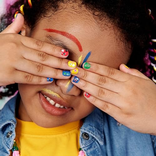 Miniatura 6 de Tomons Juego de esmaltes de uñas para niñas, secador de uñas, kit de arte de uñas con bolígrafos, purpurina, calcomanías, esmalte de uñas de secado