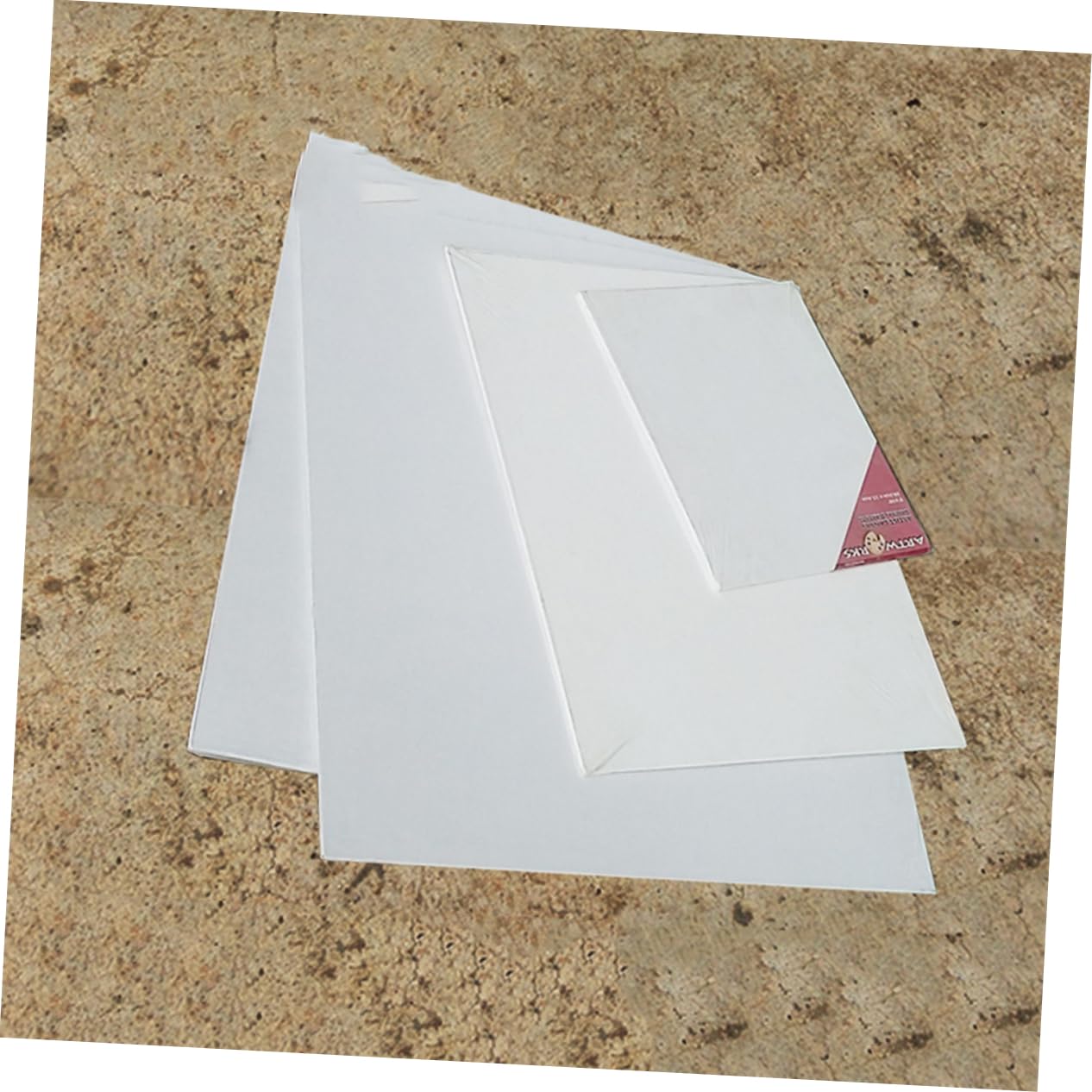 ARTIBETTER 4pcs Artist Canvas Panels White Painting Boards for Oil Tempera Non Acidic Material for Artists Beginners