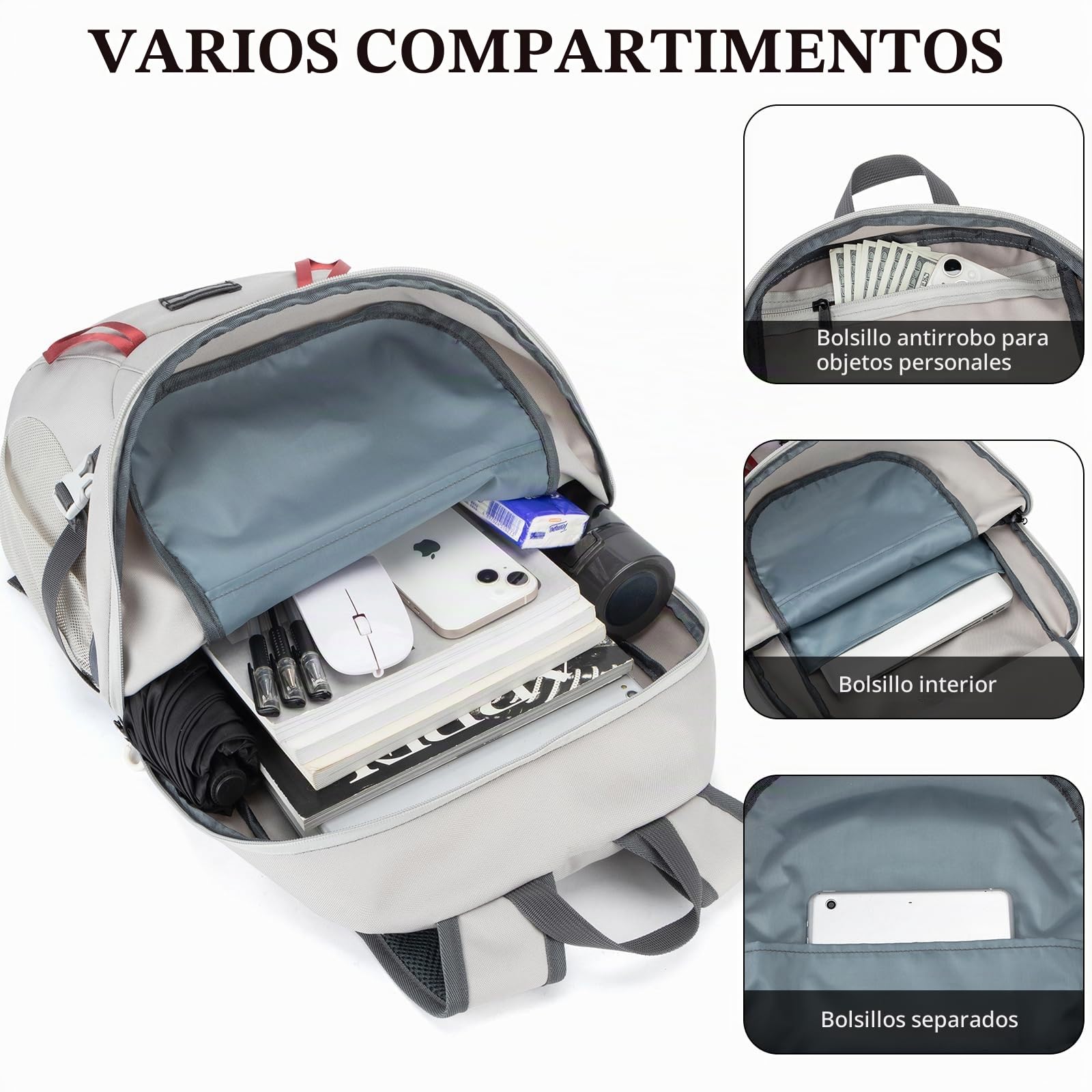 BAGPARKK 066# Travel Backpack 066# Mochila de viaje Unisex adulto (Pack de 1)