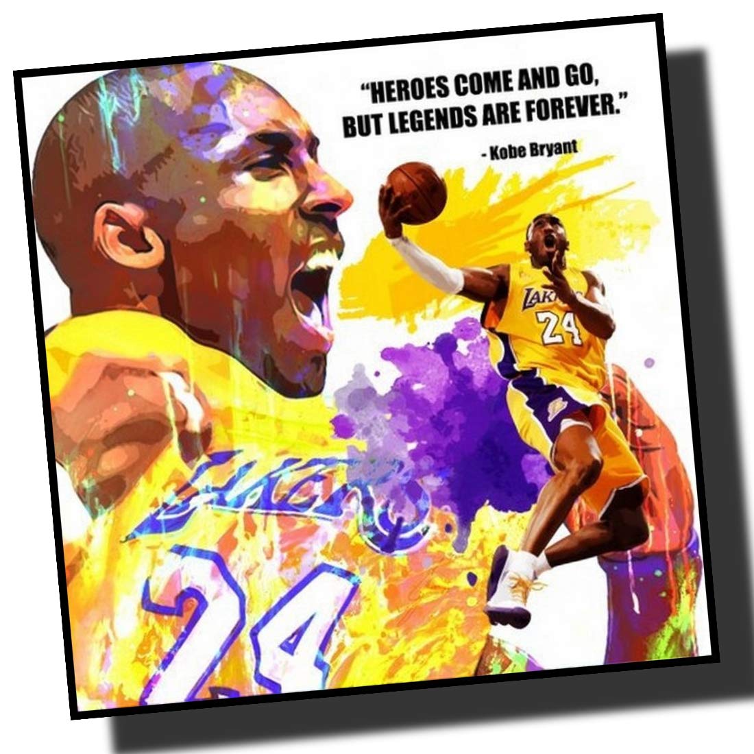 【額縁付き】 Kobe Bryant（コービー・ブライアント） A2 ポスター 楽天市場】アートフレーム コービーブライアント KOBE BRYANT