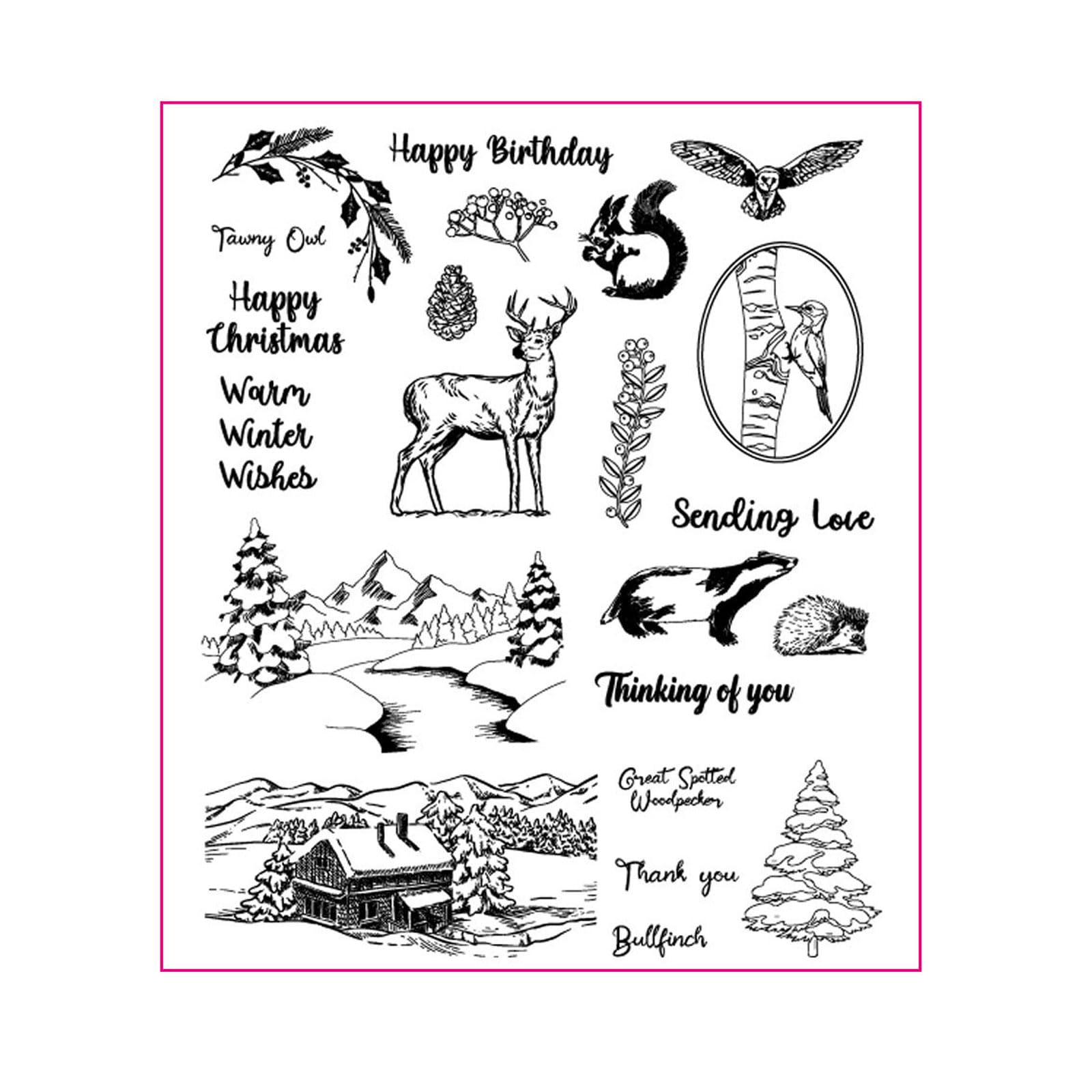 Ncbvixsw Timbri Trasparenti In Silicone Fai Da Te: Set Per Scrapbooking, Natale E Biglietti Unici!