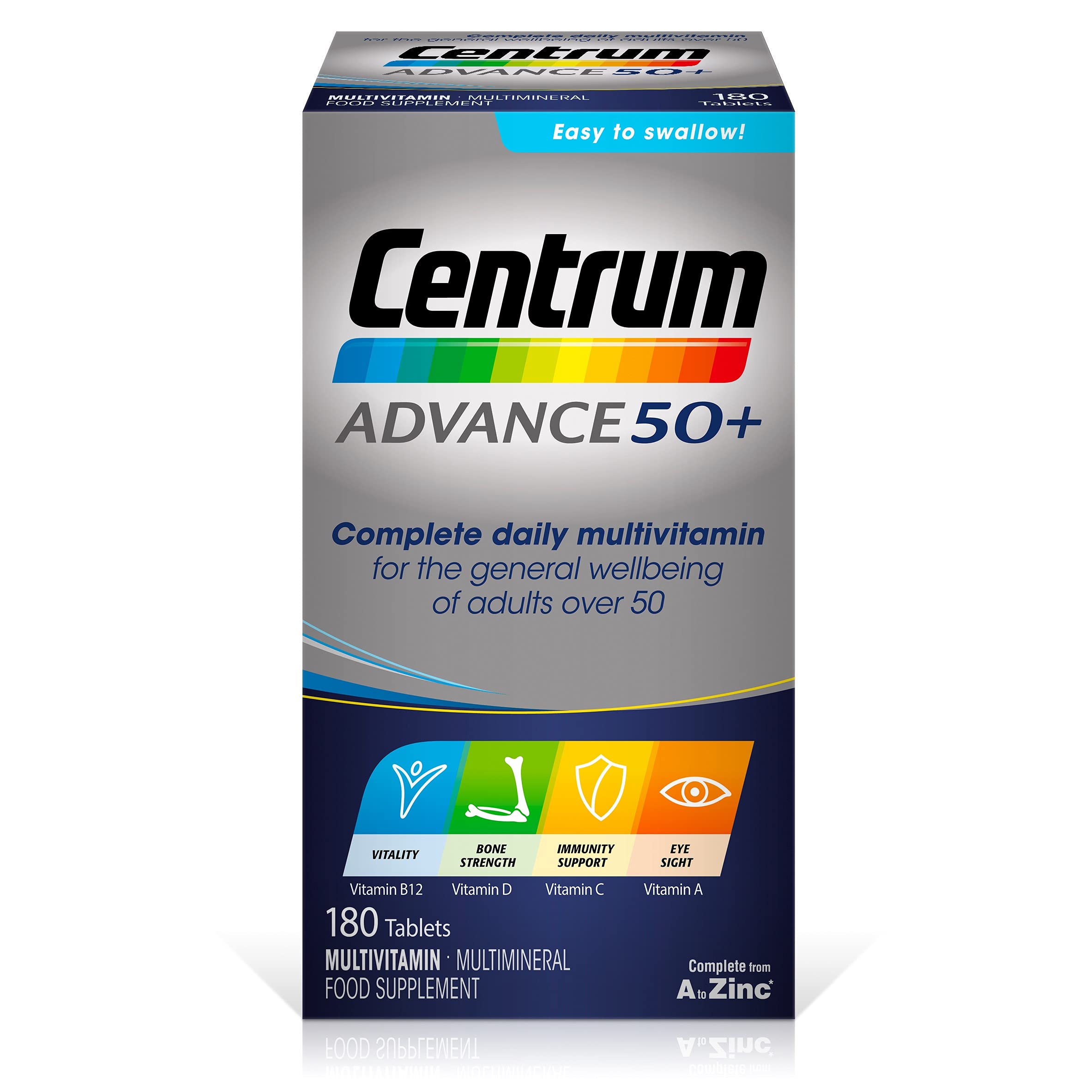 Centrum Advance 50+ Multivitamin & Mineral Tablets, 24 essential