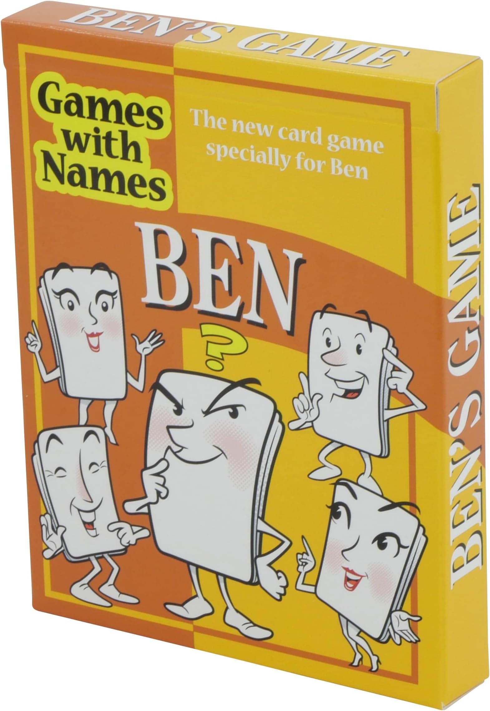 BEN'S GAME: New card game gift for men or boys called Ben or Benjamin. Ideal for birthdays, games night, Christmas stocking fillers, secret santa gifts, Christmas Eve box fillers etc