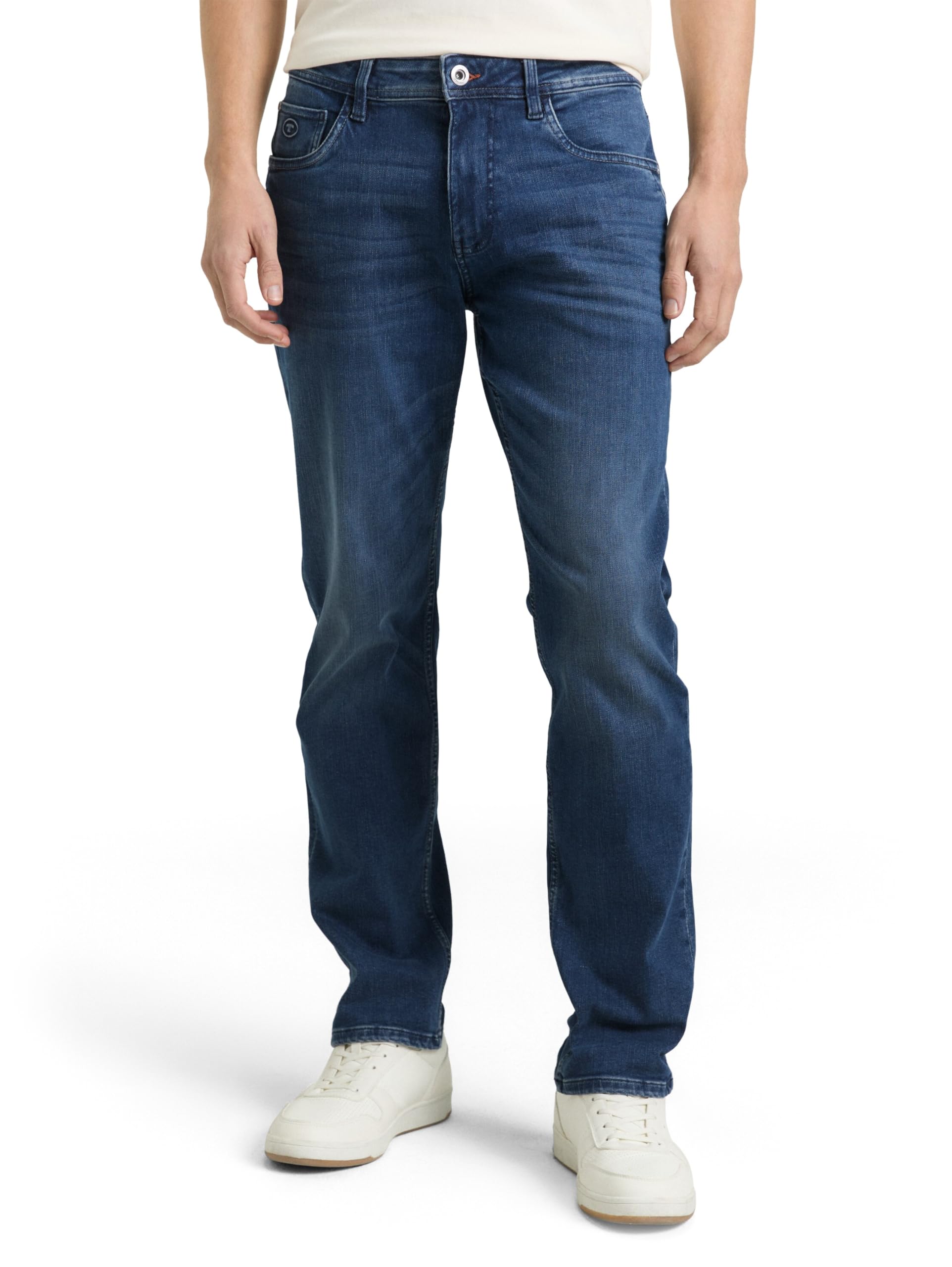 TOM TAILOR Herren TTMARVIN Straight Jeans mit Superstretch