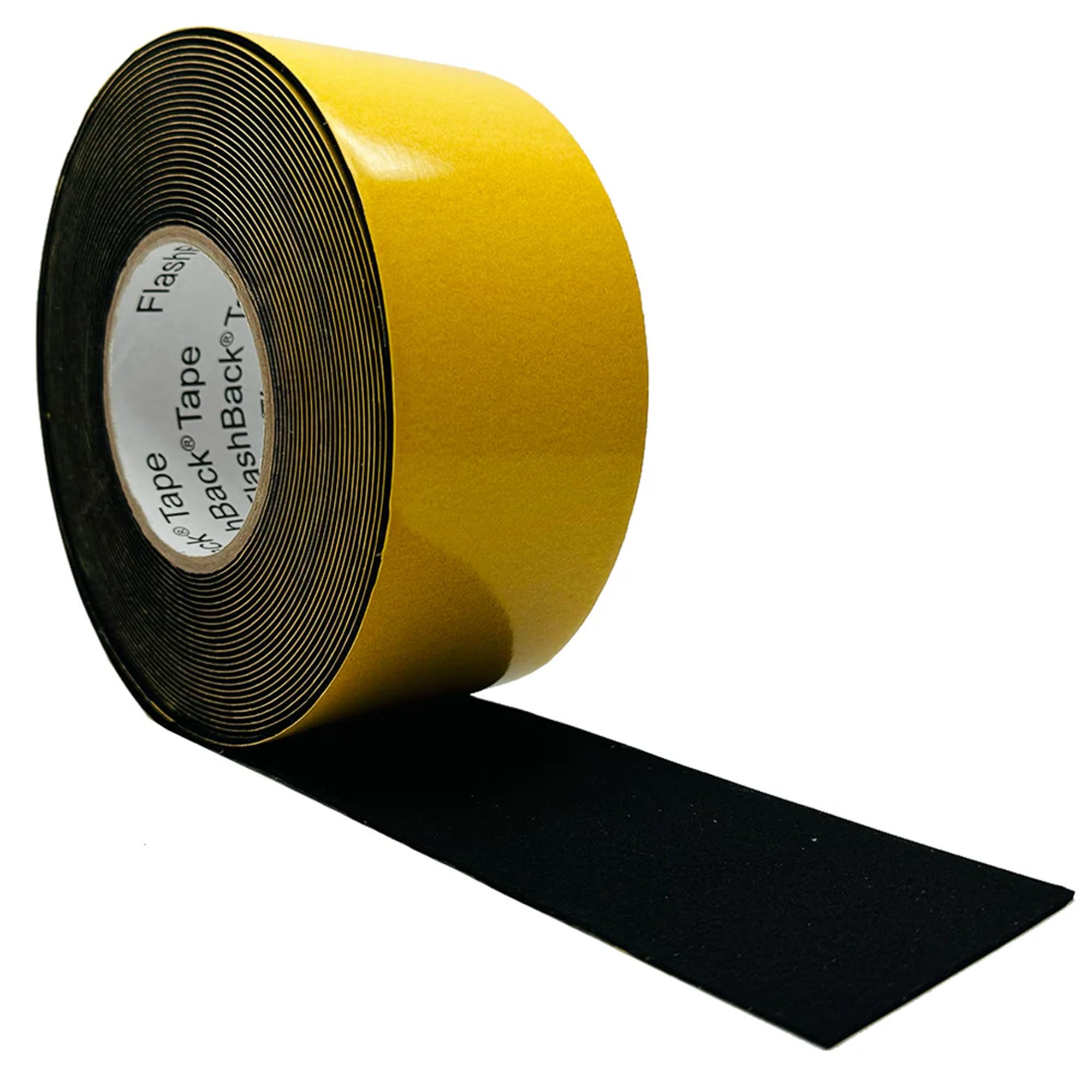 Flashback Black 1Mm Thick - Self-Adhesive Epdm Neoprene Substitute Sponge Strip (75Mm Wide)
