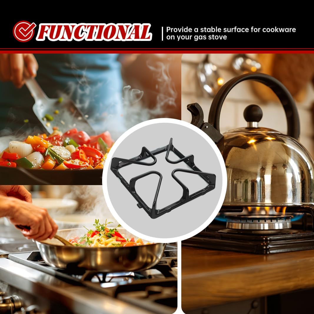 WB31K10034 Cast Iron Rack Grate Replacement Parts For GE Burner Grate Stove Parts General Electric Gas Range Parts Stove Surface Top Grate