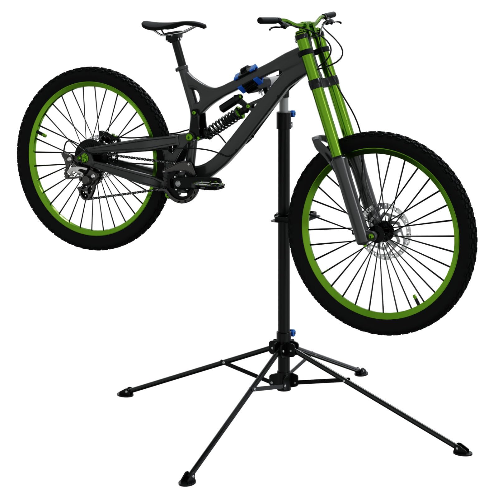 Support de montage télescopique pour vélo électrique - 50 kg - Réglable en hauteur - Pliable