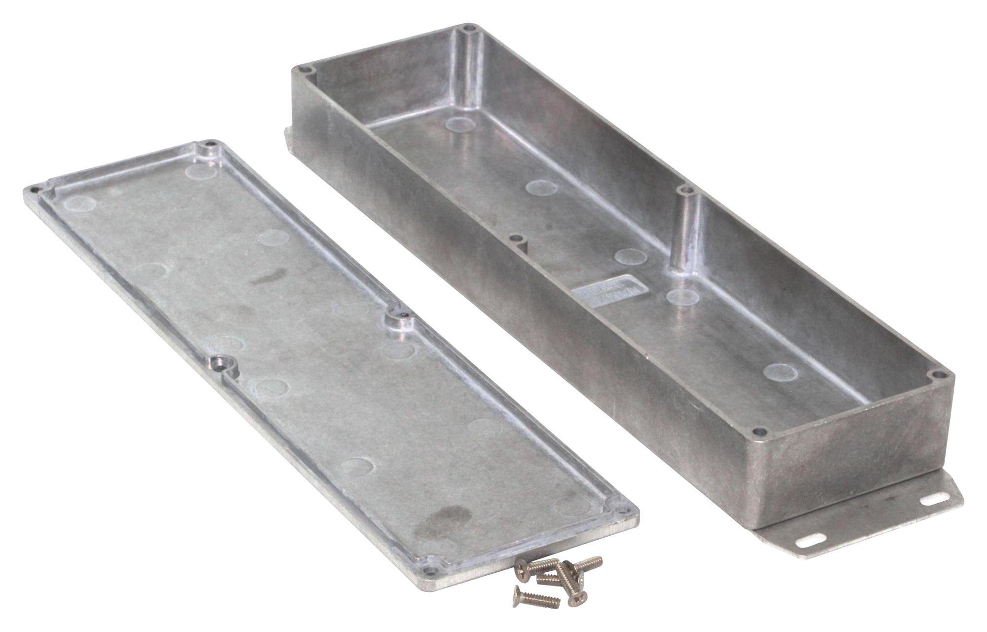 1590BX2BK - Metal Enclosure, Small, Diecast Aluminium, 34.5 mm, 70 mm, 254 mm, IP54 (Pack of 2) (1590BX2BK)