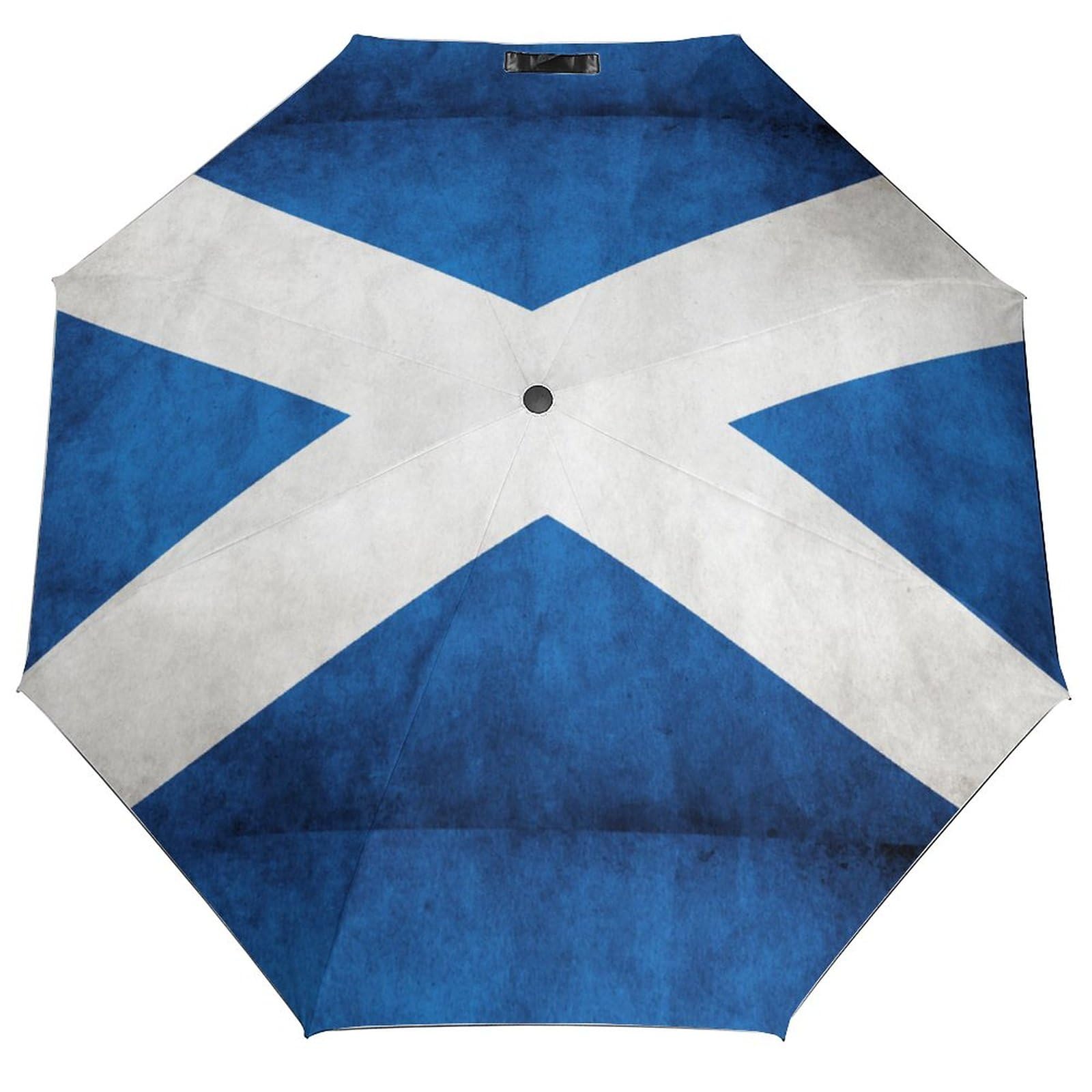 CZZYH Portable and Practical Umbrella, 1-click Opening, Scottish Flag Umbrella for Men And Women