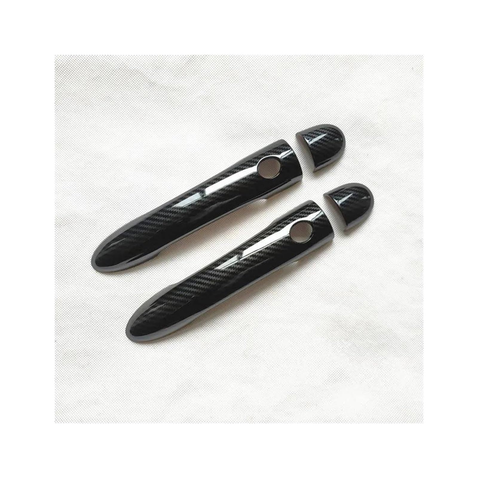 NVNZMFPPW for Renault for Megane 2 Ii MK2 Accessories Door Handle Cover Trim Handles Covers Plastic Imitation Carbon Fiber(2DK2)