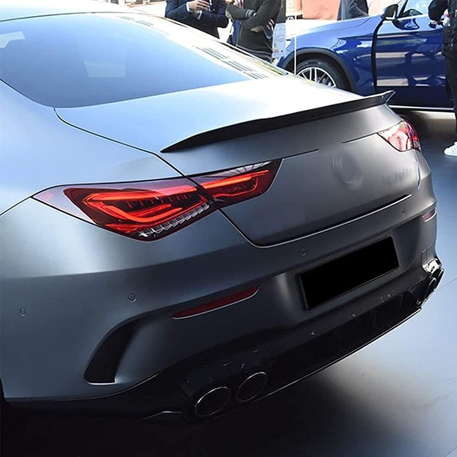 Alerón Trasero del Coche para Mercedes Benz CLA-Klasse W118 C118 CLA 180 CLA 200 CLA 260 2020, Alto Rendimiento FáCil de Instalar Tapa Protectora PortóN Trasero, Accesorios para CarroceríA