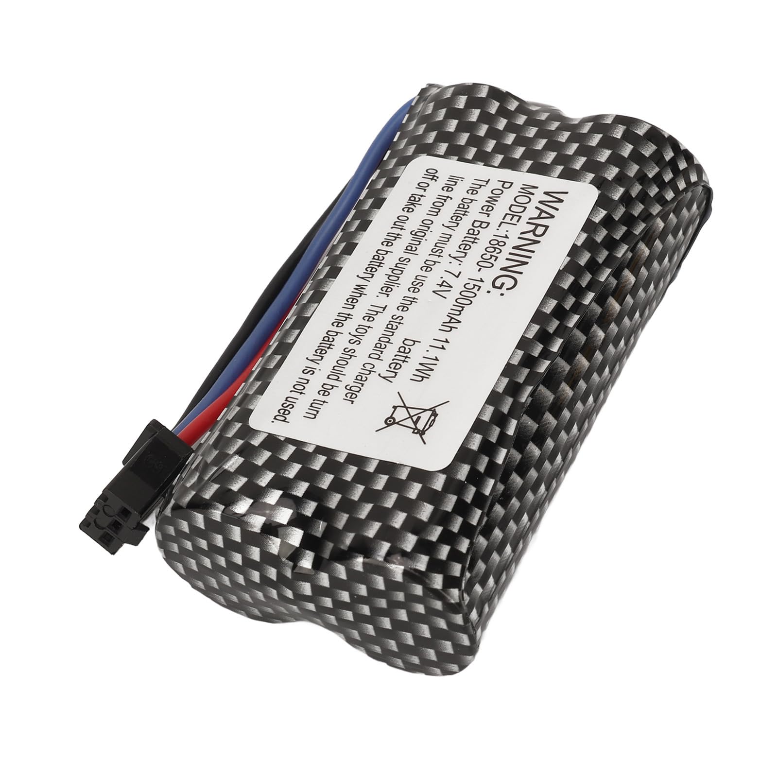 Gonetre RC Lipo Batterie Haute capacité 1500mAh 7,4 V Batterie en Polymère de Lithium Durable de 7,4 V avec des Véhicules à Télécommande RC Crawler