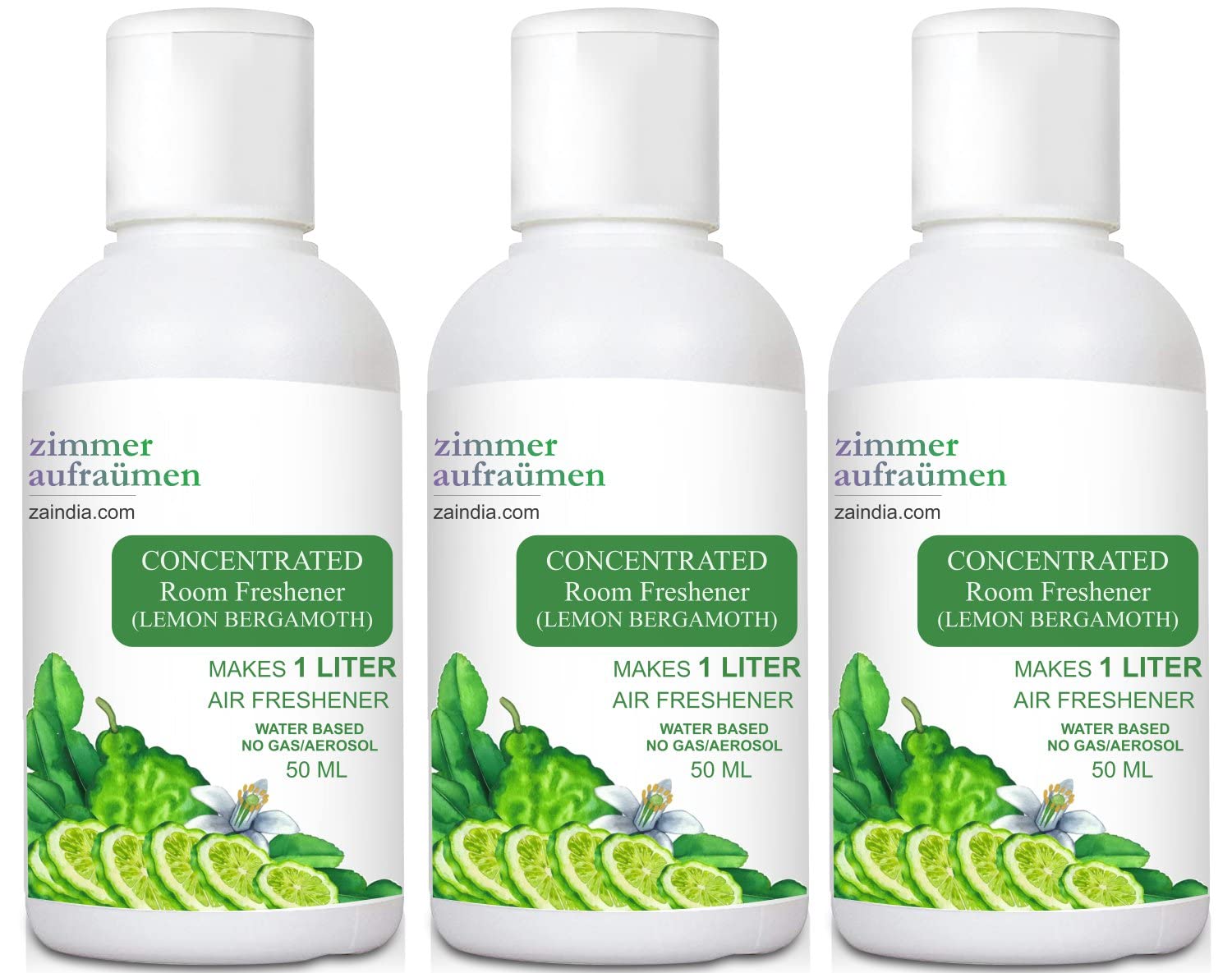 Room Air Freshener Concentrate (makes 3 Liters Freshener) Natural Essential Oil Based (Lemon