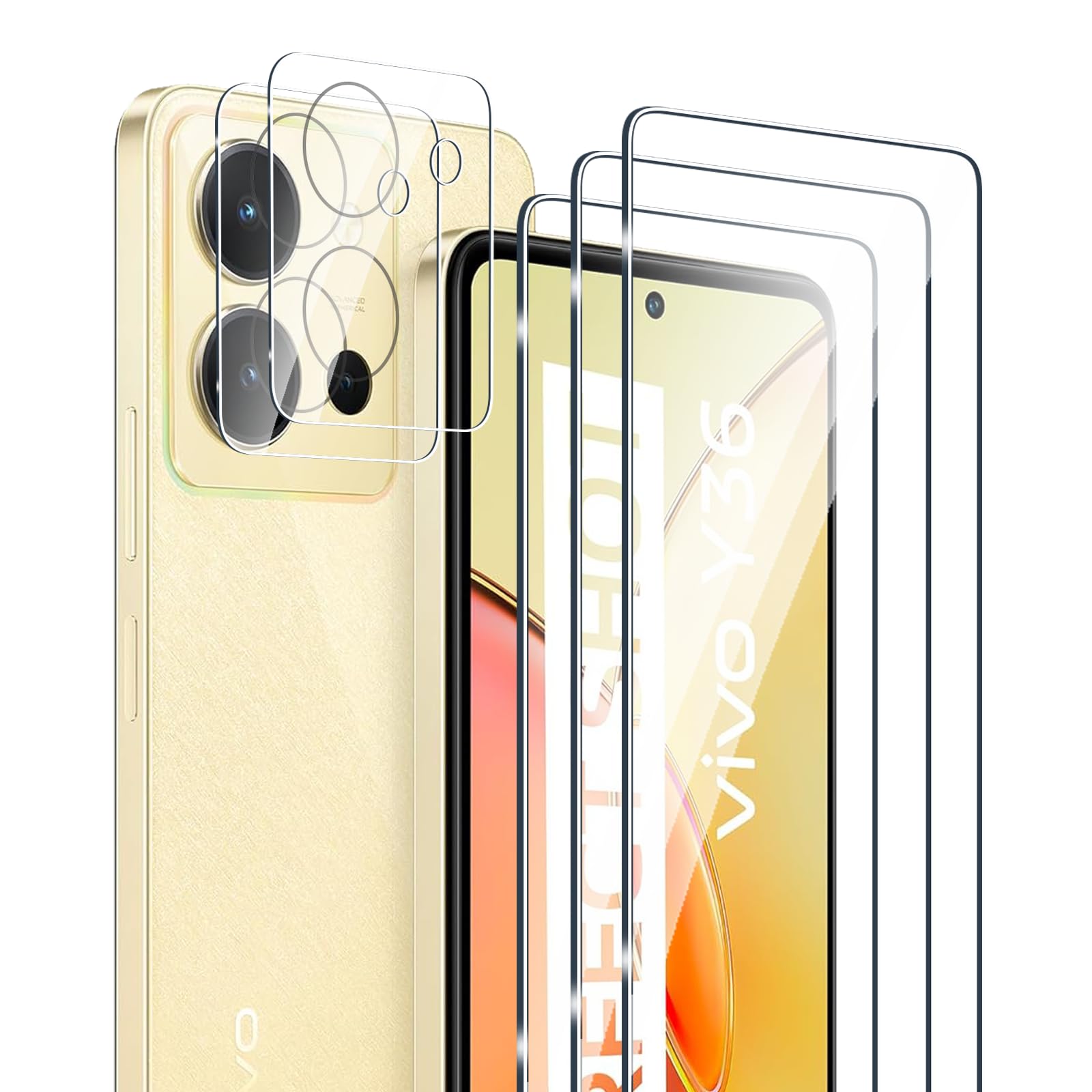 Fyqzio Schutzfolie Für Xiaomi Mi 10T Lite 5G – 3x Display + 2x Kamera, 9H Härte, Blasenfrei
