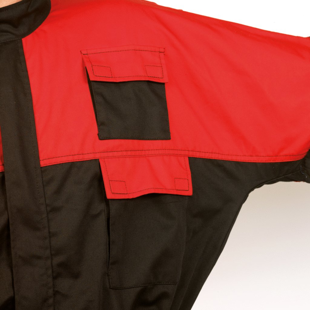 KS Tools 100394 Tuta, Rosso/Nero, XXL