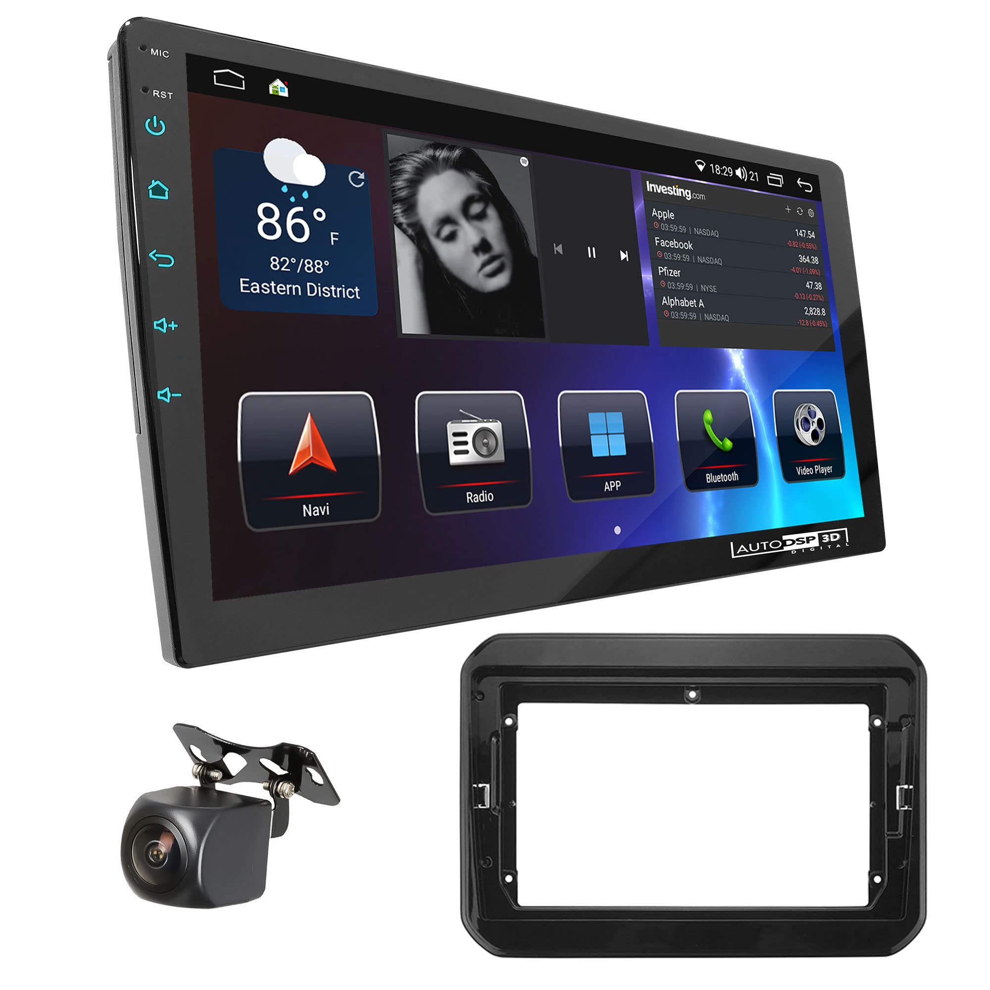 UGARCompatible for SUZUKI Ignis 2016+ 9 Inch Android DSP 2GB+32GB Car Radio HD Full Touch Screen GPS Navigation