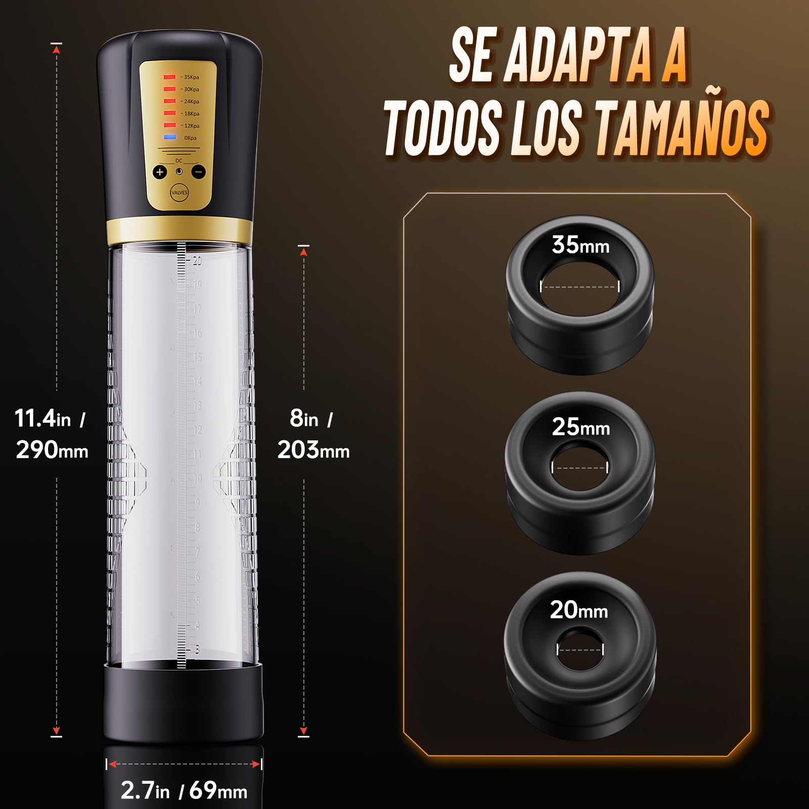 Bomba de Pene Masturbador Juguetes Sexuales - Masturbádores Masculino Electrónico Con 5 Modos de Succión Fuertes y 3 Fundas de Silicona Alargador de Pene Sex Toys Juguetes Eróticos para Hombre Pareja