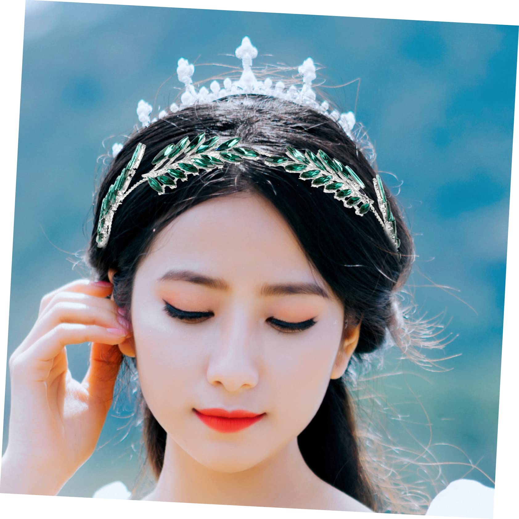 Healeved 2pezzi Headband Per Accessori Nuziali Per Cerimonie Compleanni e Formali Design e Duraturo