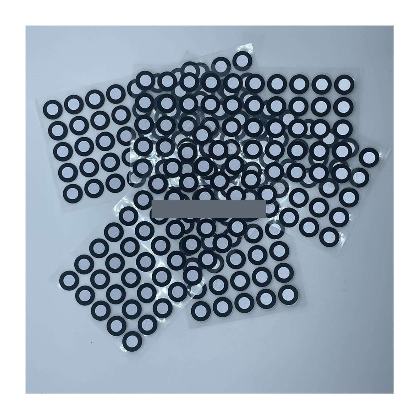 Tracking-Punkt-Scan-Marker für 3D-Scanner 1000 Punkte Photogrammetrie Hochreflektierender Markierungspunkt 3D-Scan Referenzpunkt Zielpunkt Anpassbare Kodierungspaste Für 3D-Scannen(12x19mm)