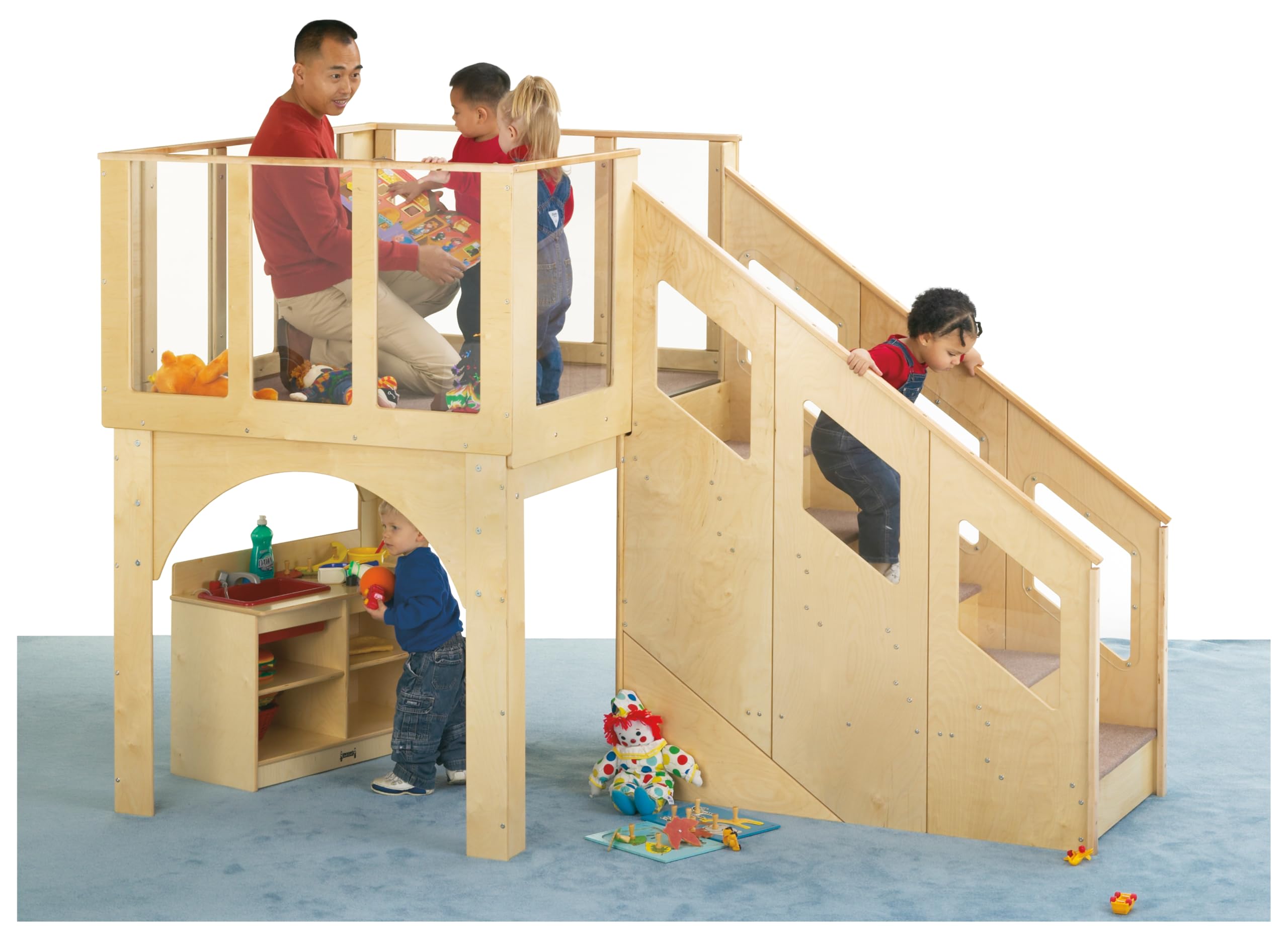 Jonti-Craft 9752JC Tots Loft, 24-36 Months