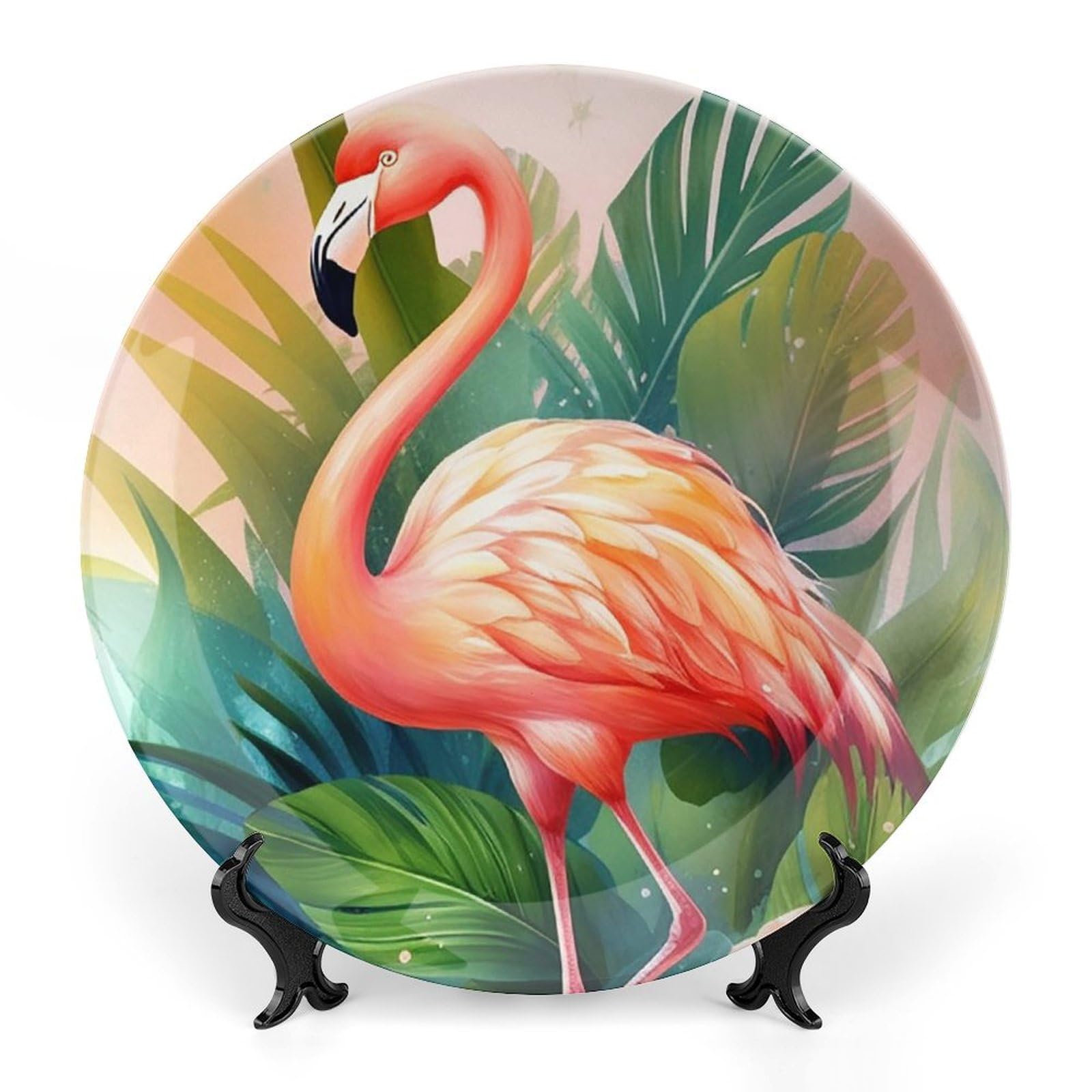 Assiette Décorative Paris - Porcelaine Anglaise Avec Support, Décoration Murale Ou De Table