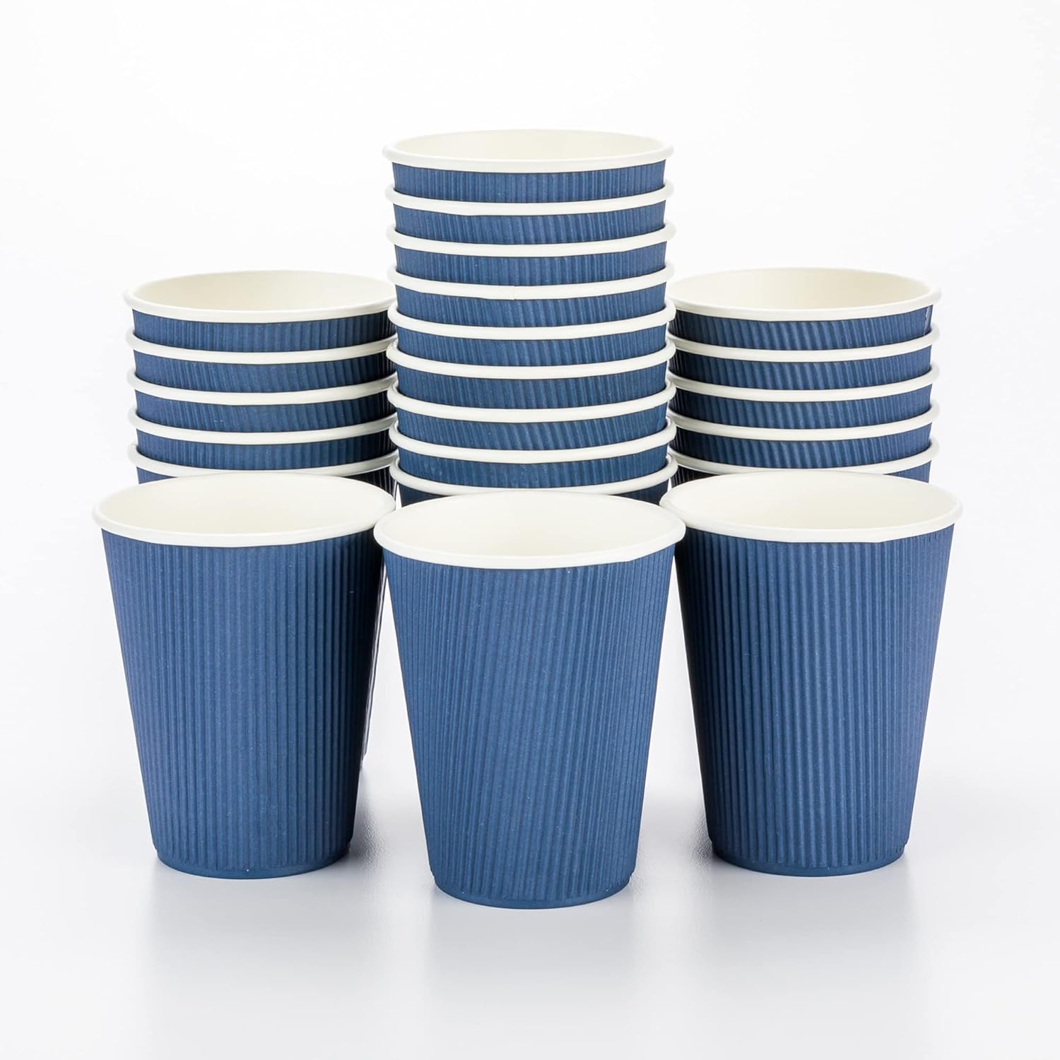 Disposable Paper Hot Cups 500ct Hot Beverage Cups, Paper Tea Cup 12 oz
