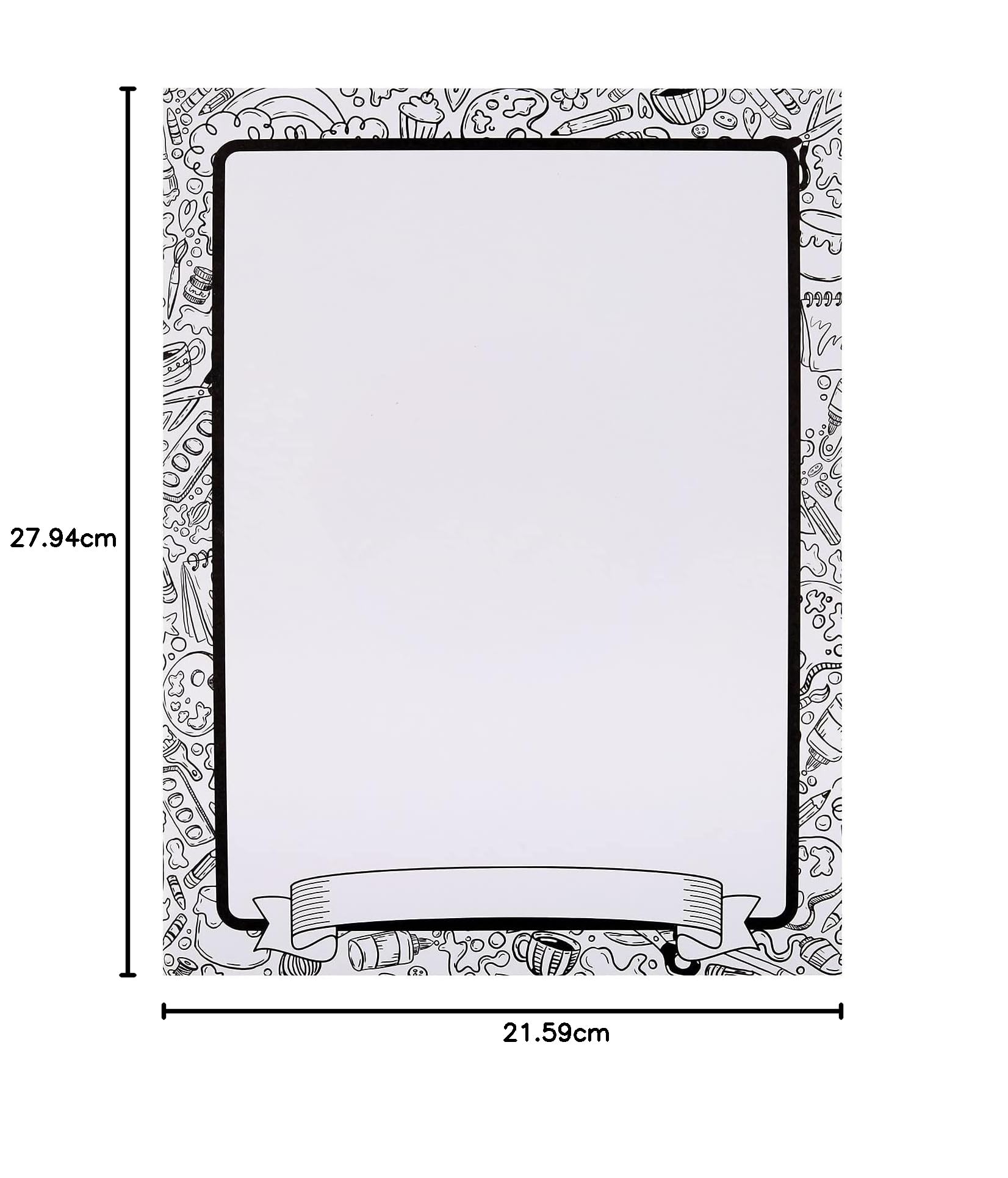 PACON Carnet de croquis intelligent, blanc, 27,9 x 21,6 cm