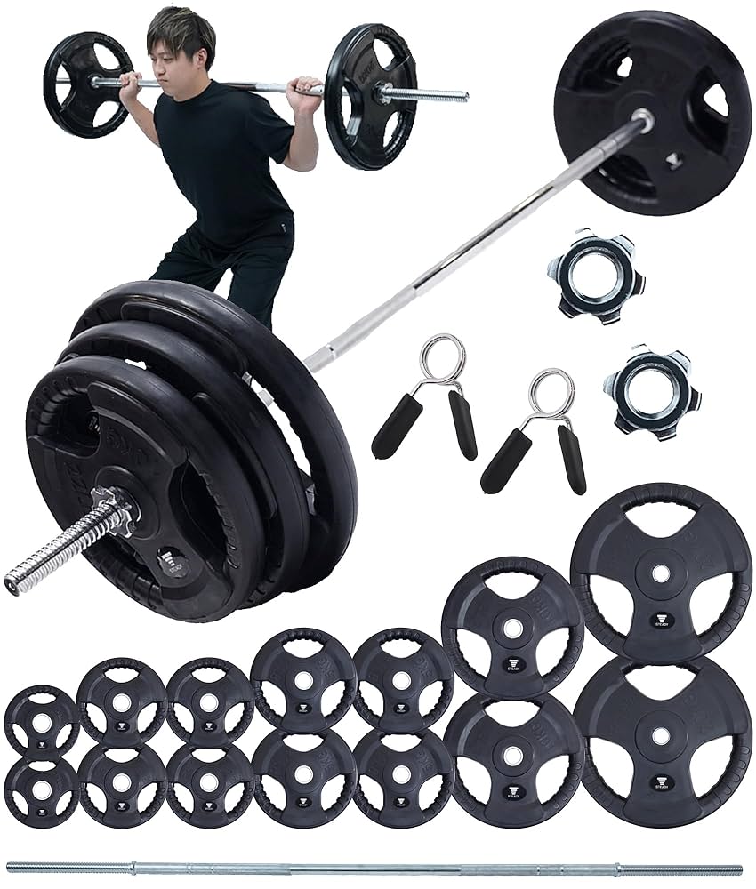 ベンチプレス　プレート140kgセット バーベル プレート シャフト ダンベル Amazon | IROTEC（アイロテック）バーベル ダンベル 140KGセット