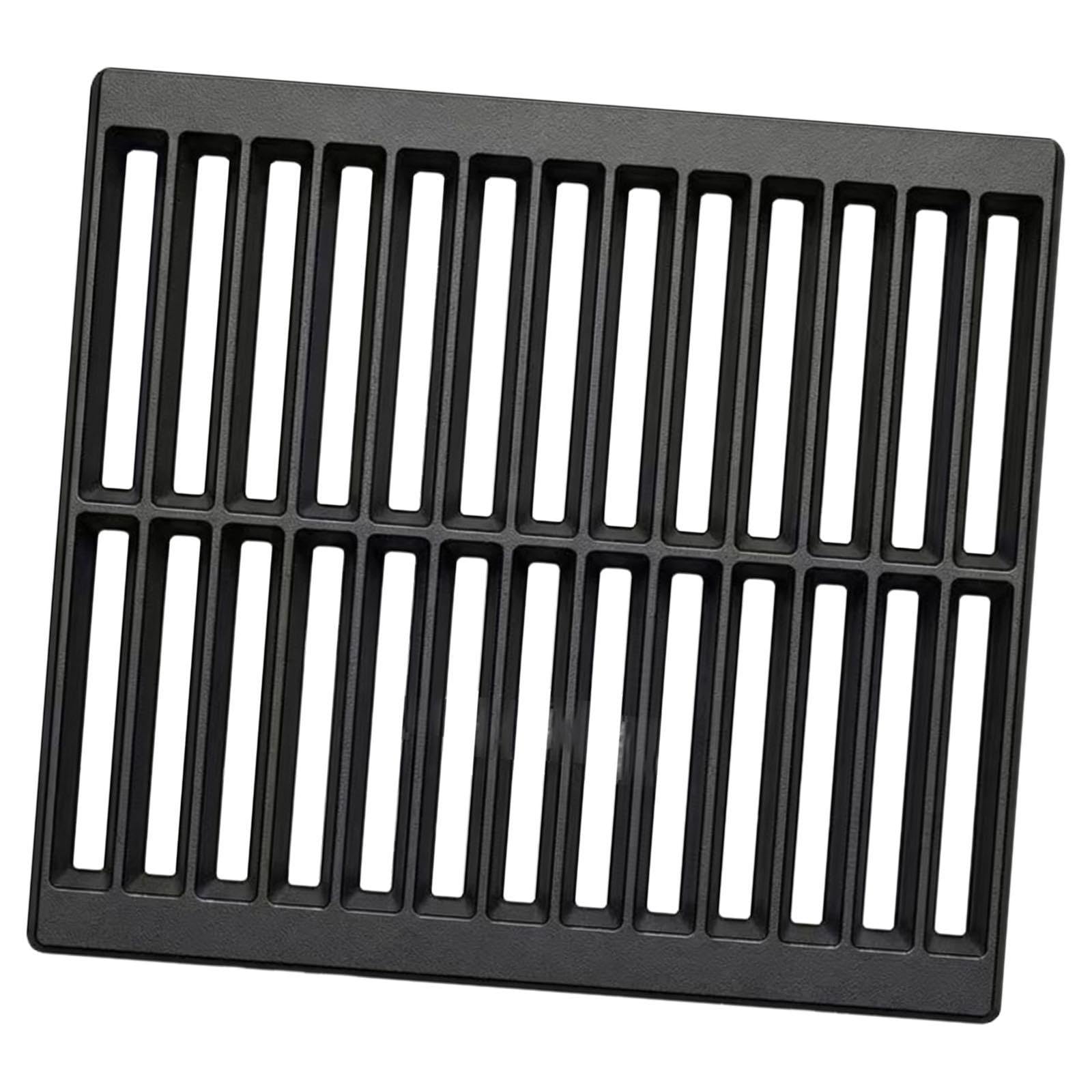 kowaku Rejilla de Hierro Fundido para Horno Parrilla de Cenizas Repuesto Resistente para Barbacoa con Superficie Antiadherente Adecuada para Camping Reunione, XL