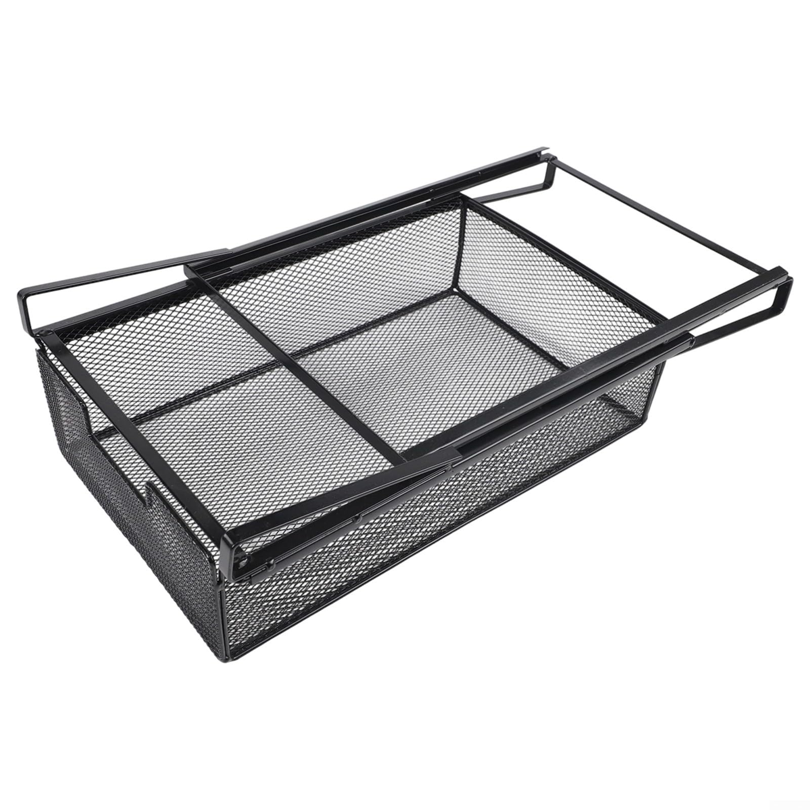 Stahl Schublade Zum Aufhängen Für Kleiderschrank 38x25x12cm Schwarz Werkzeuglose Montage Platzsparender Organizer Mit Ausziehbarer Funktion Für Unterwäsche Und Accessoires