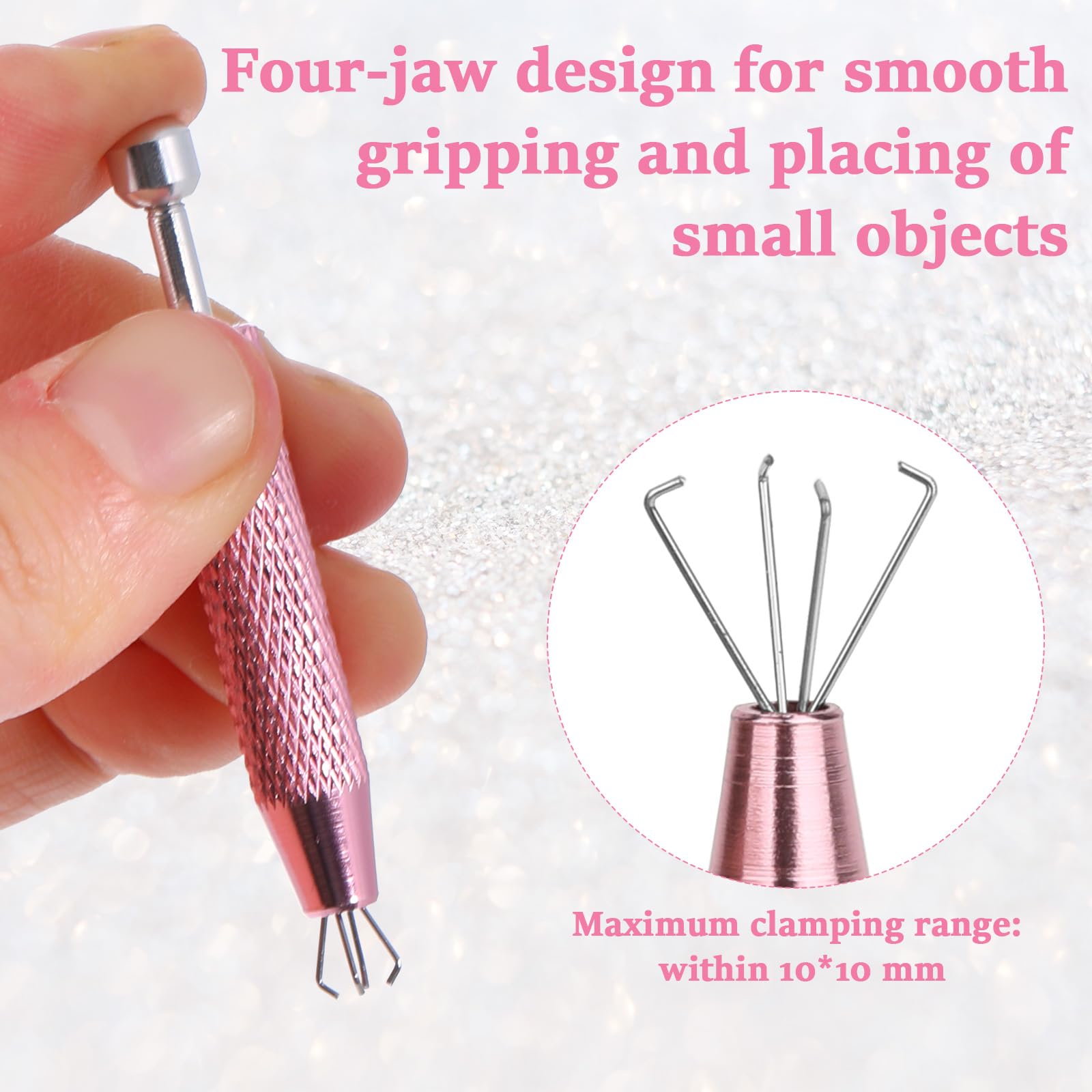 2 stuks piercingtang sieraden pincet, piercing kogelopdraaier, piercing